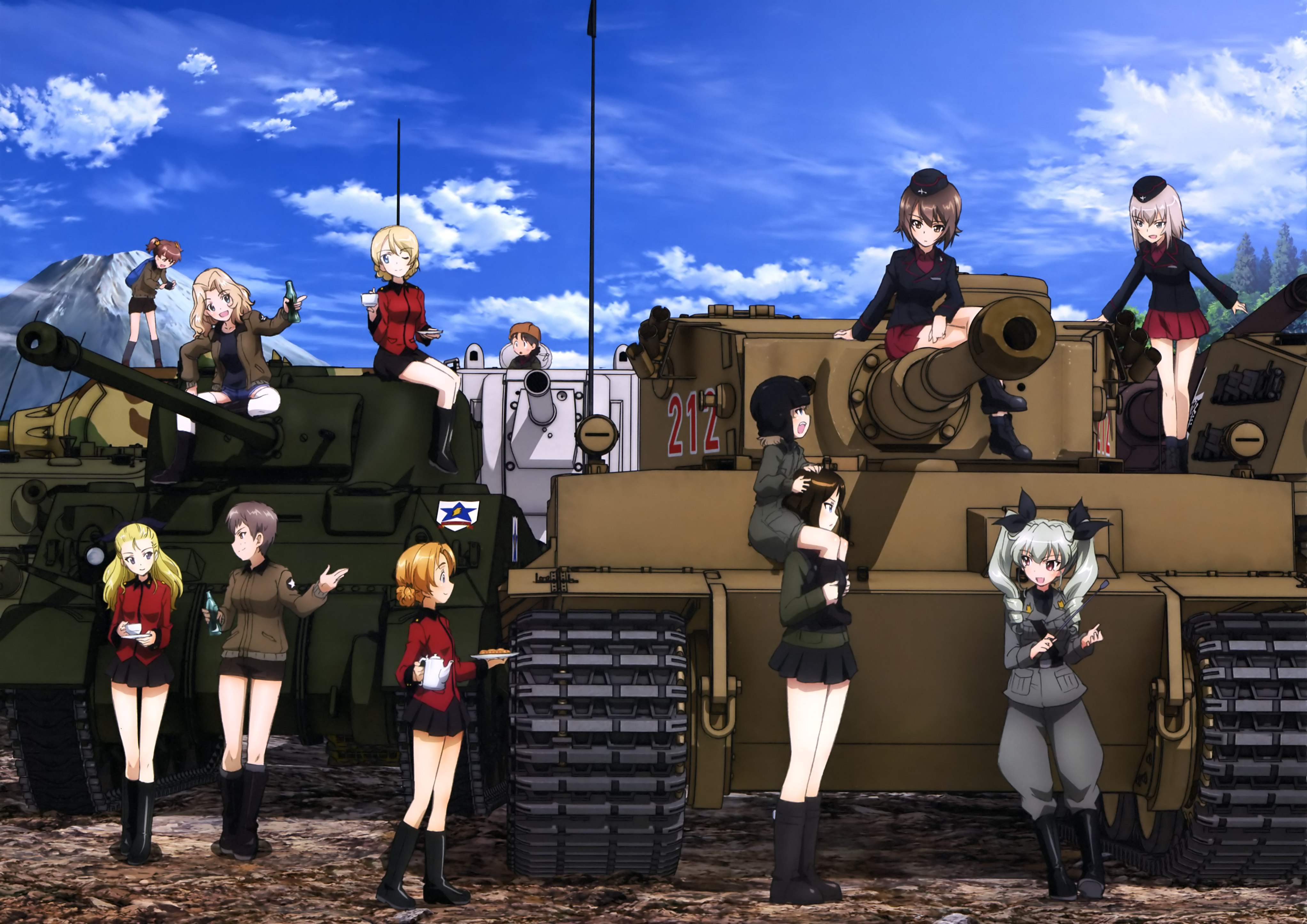 Téléchargez gratuitement l'image Animé, Girls Und Panzer sur le bureau de votre PC