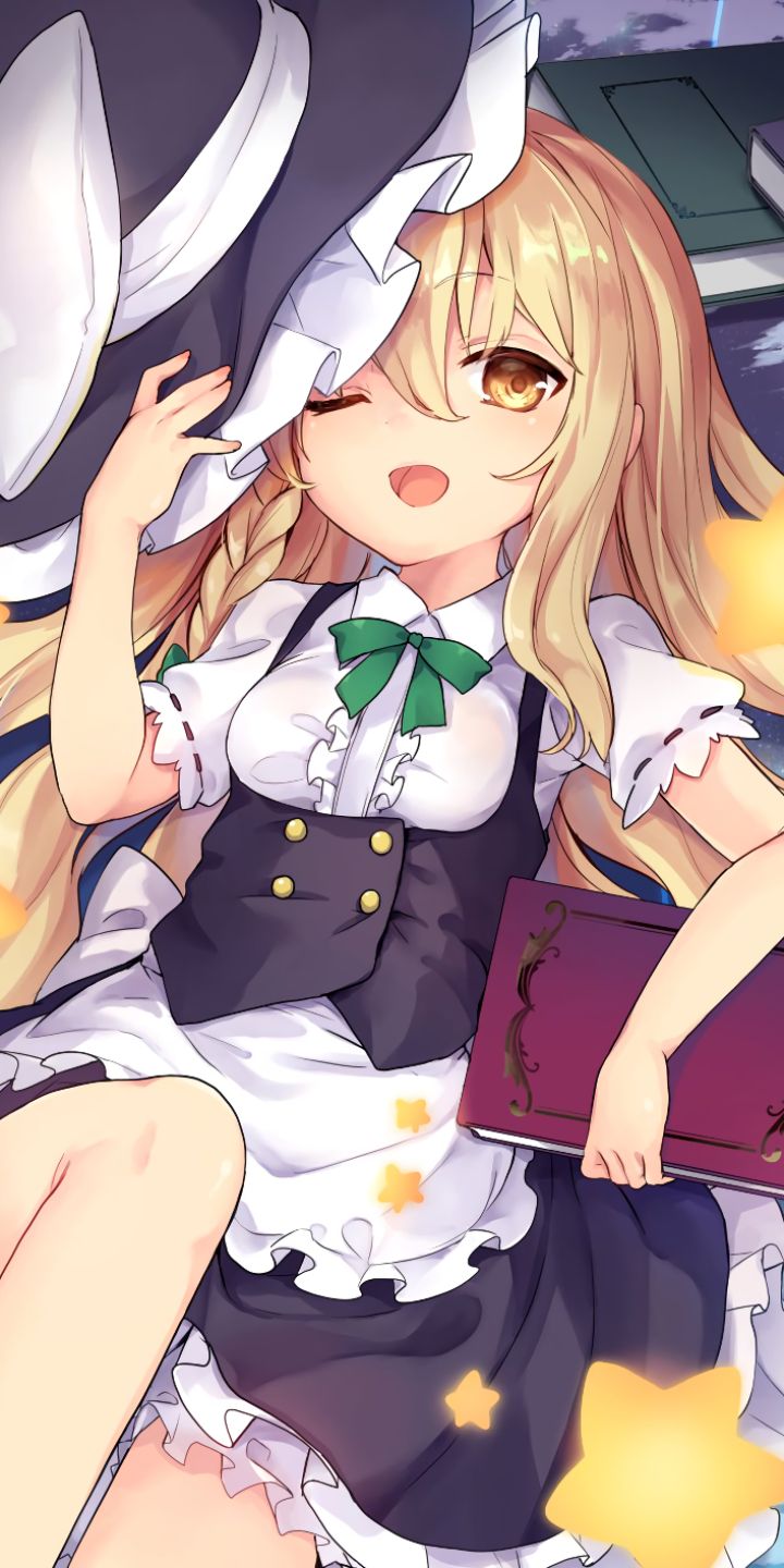 Téléchargez des papiers peints mobile Animé, Touhou, Marisa Kirisame gratuitement.