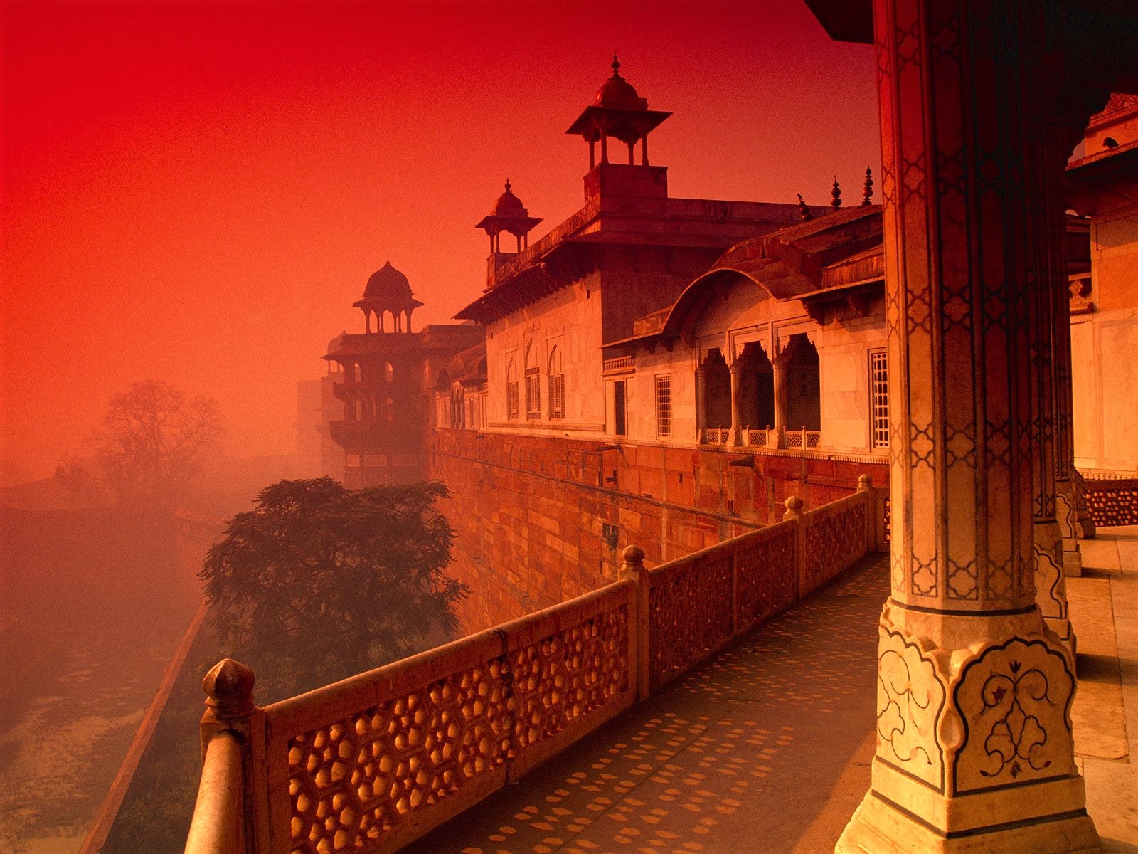 man made, agra fort, architecture, india