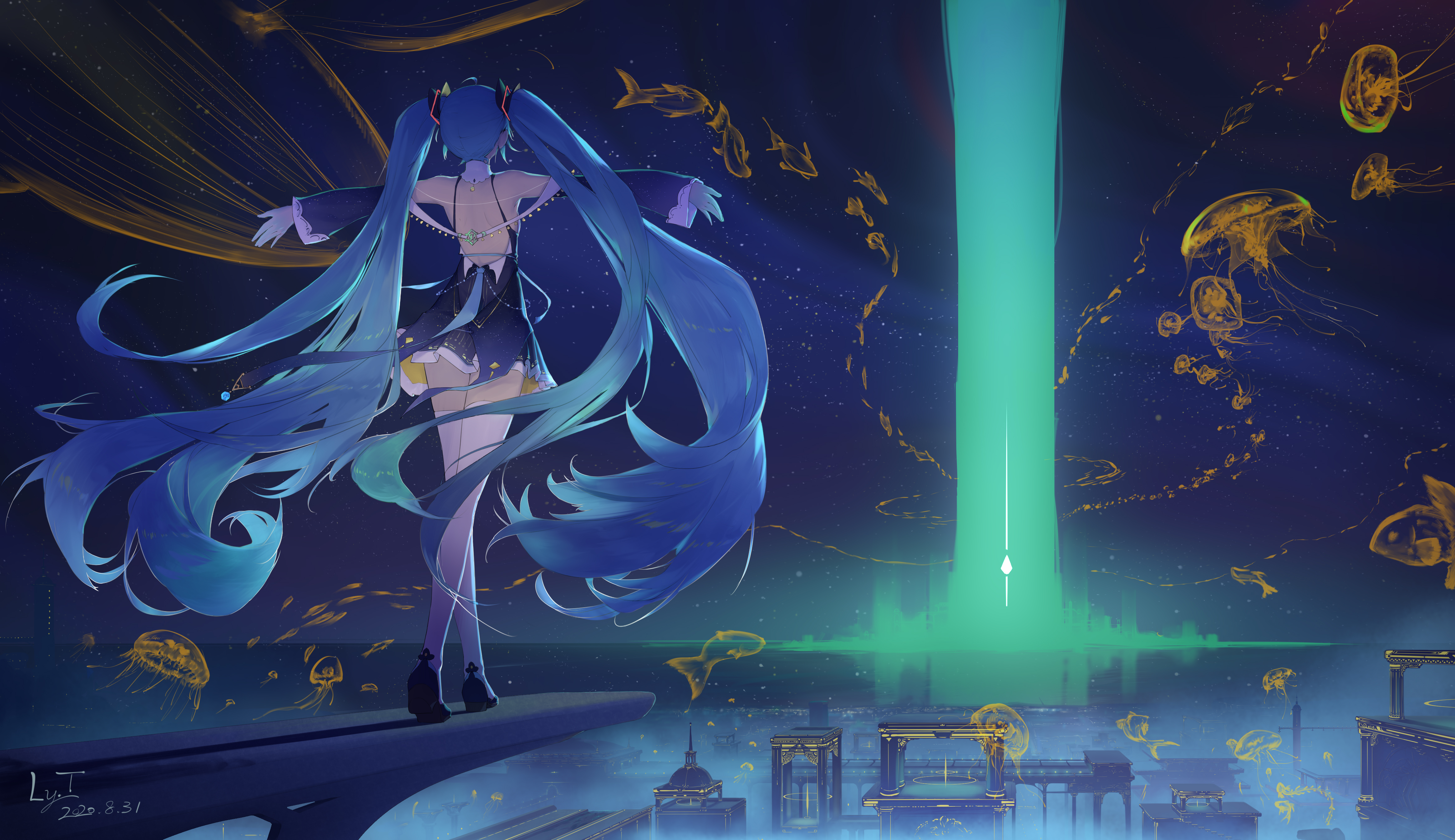 Download mobile wallpaper Anime, Vocaloid, Hatsune Miku for free.