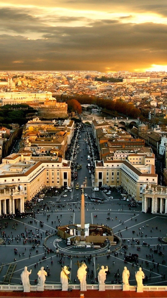 無料モバイル壁紙都市, イタリア, ローマ, バチカン, マンメイドをダウンロードします。
