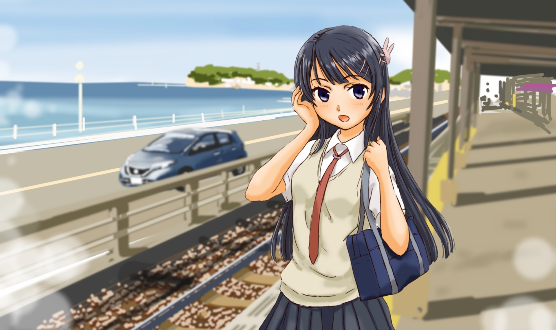 Téléchargez gratuitement l'image Animé, Mai Sakurajima, Rascal Does Not Dream Of Bunny Girl Senpai sur le bureau de votre PC