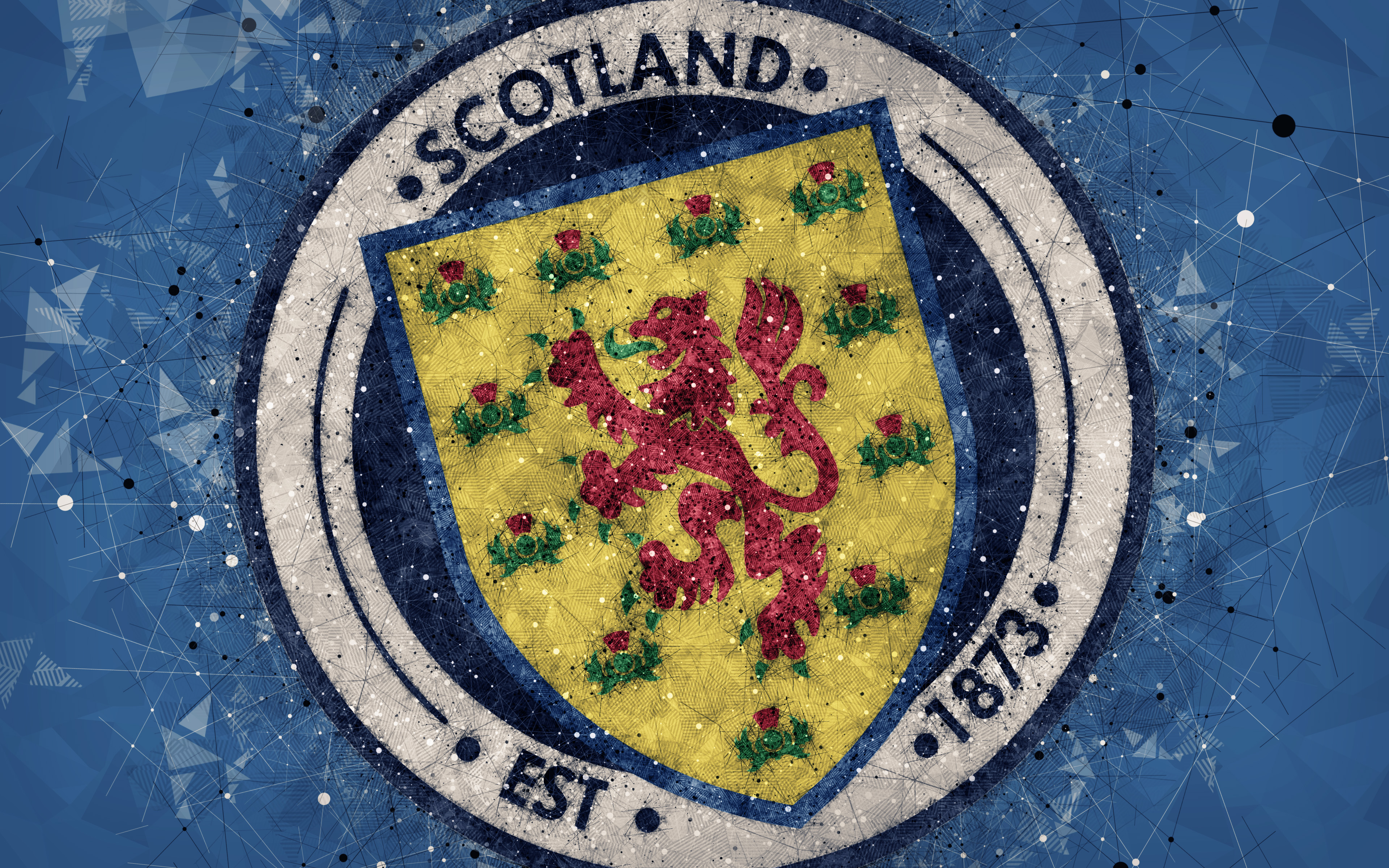 Descarga gratuita de fondo de pantalla para móvil de Fútbol, Escocia, Logo, Emblema, Deporte, Selección De Fútbol De Escocia.