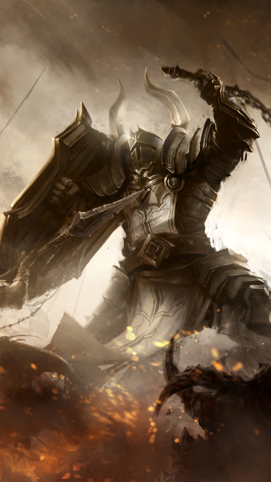 Download mobile wallpaper Diablo, Video Game, Diablo Iii: Reaper Of Souls, Crusader (Diablo Iii) for free.