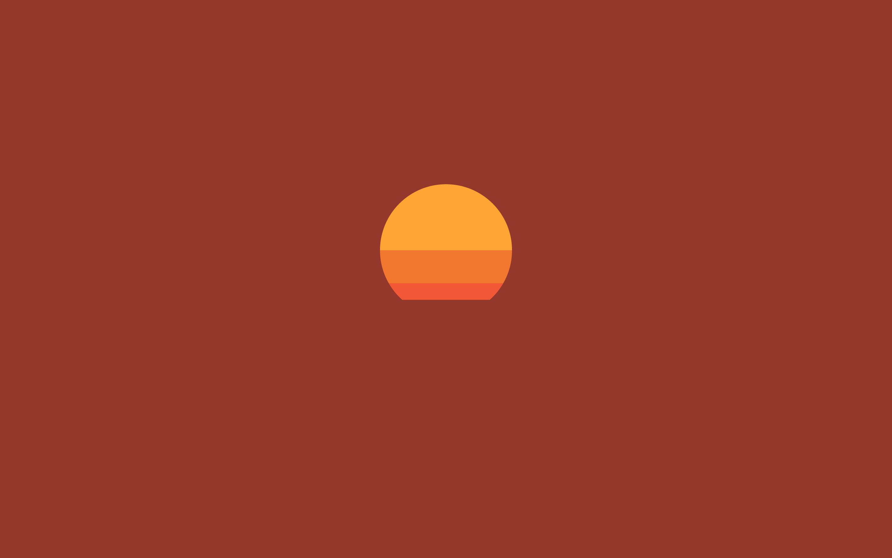 Free download wallpaper Sunset, Artistic, Minimalist on your PC desktop