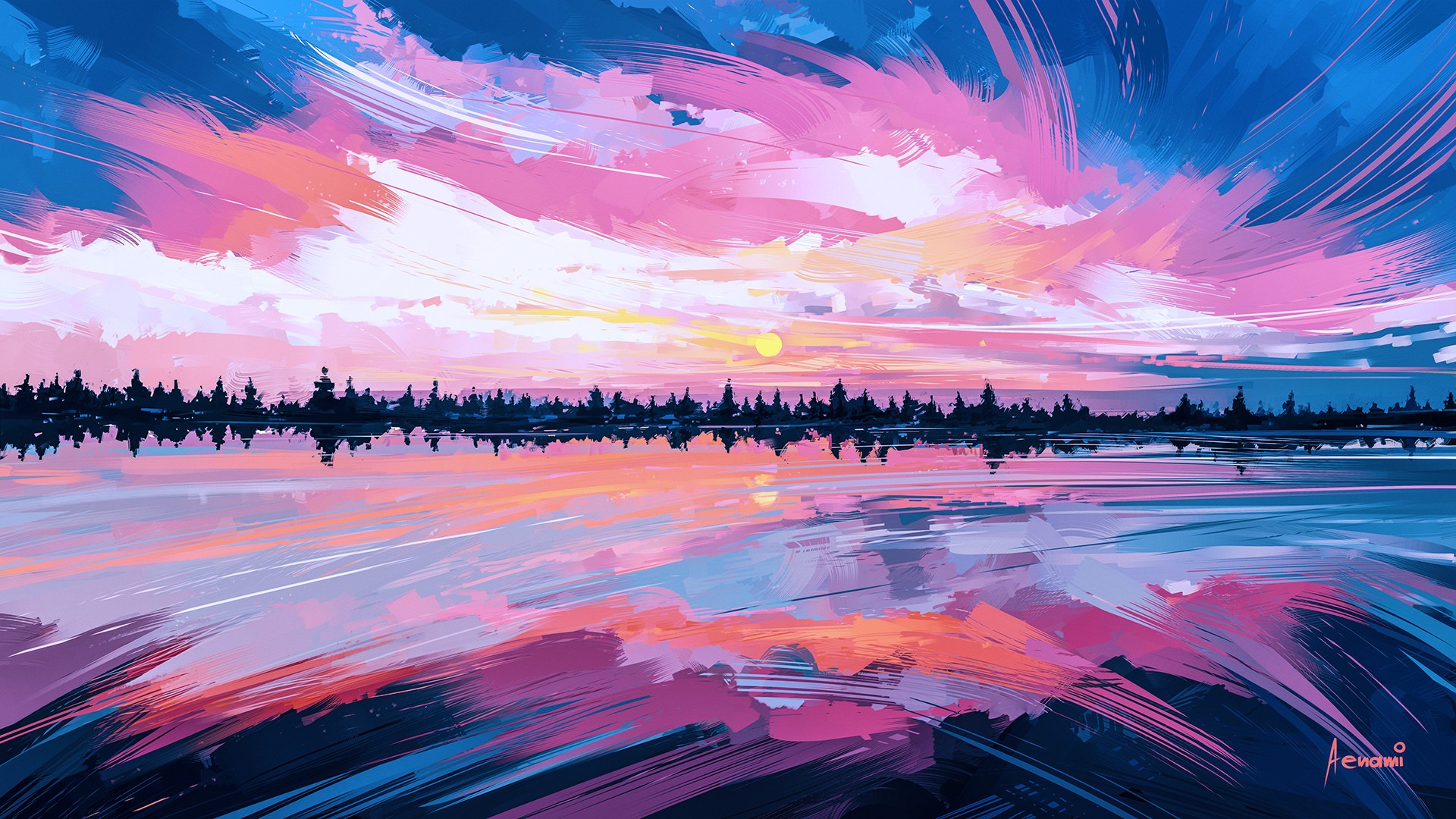 Free download wallpaper Painting, Artistic on your PC desktop