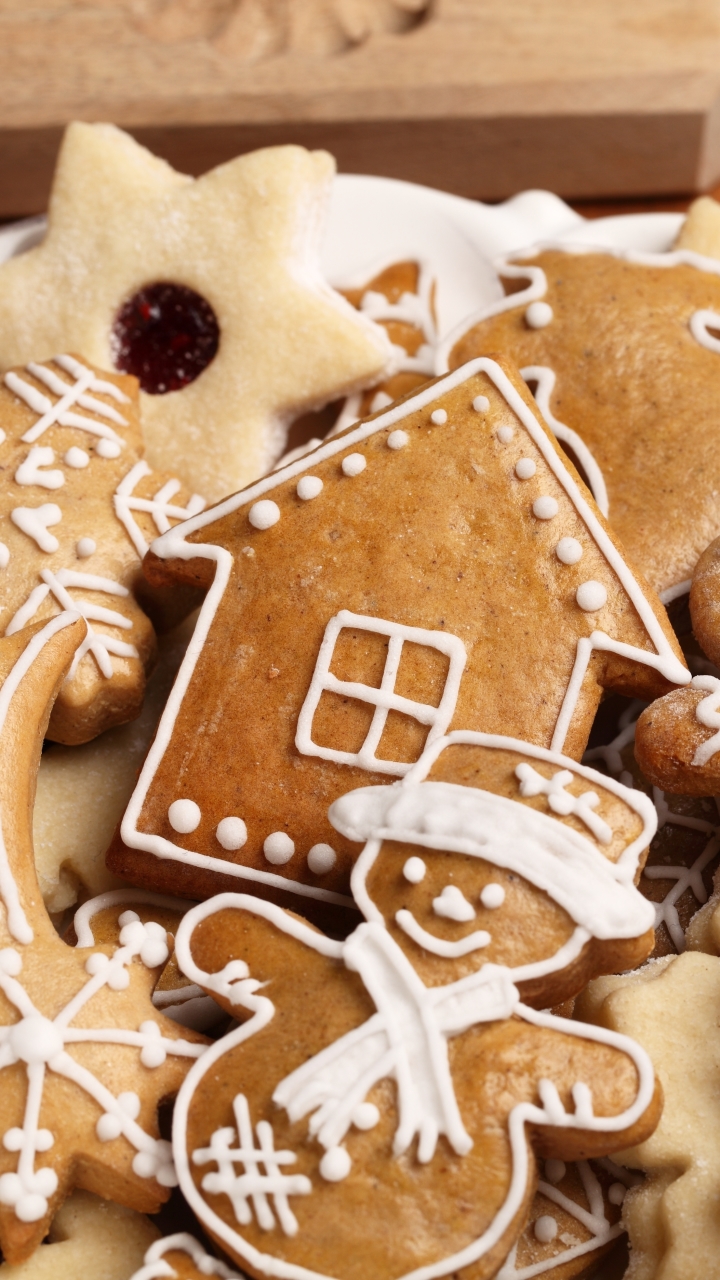 Download mobile wallpaper Food, Christmas, Cookie for free.