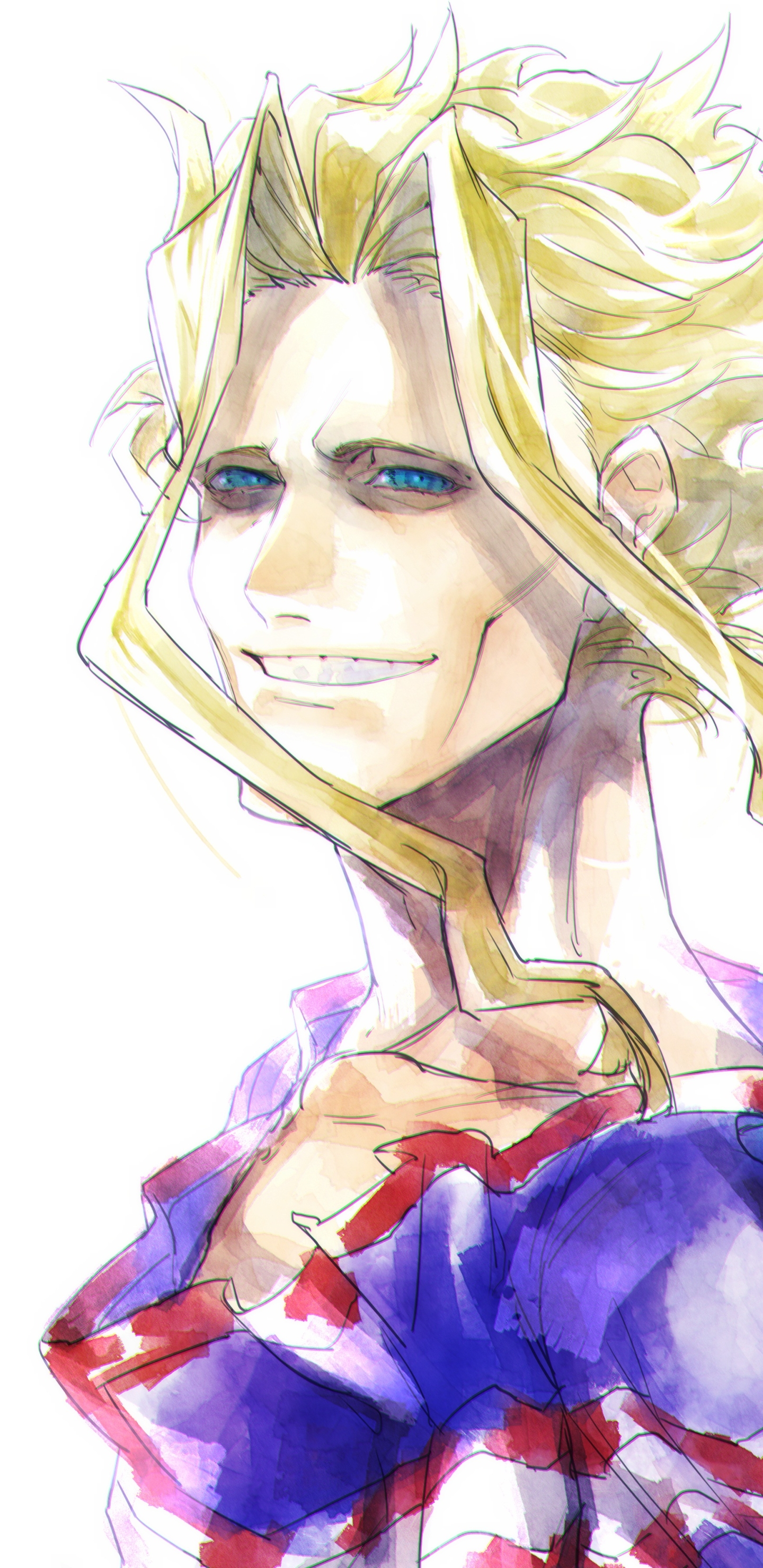 Descarga gratuita de fondo de pantalla para móvil de Animado, My Hero Academia, Todo Podría, Yagi Toshinori.