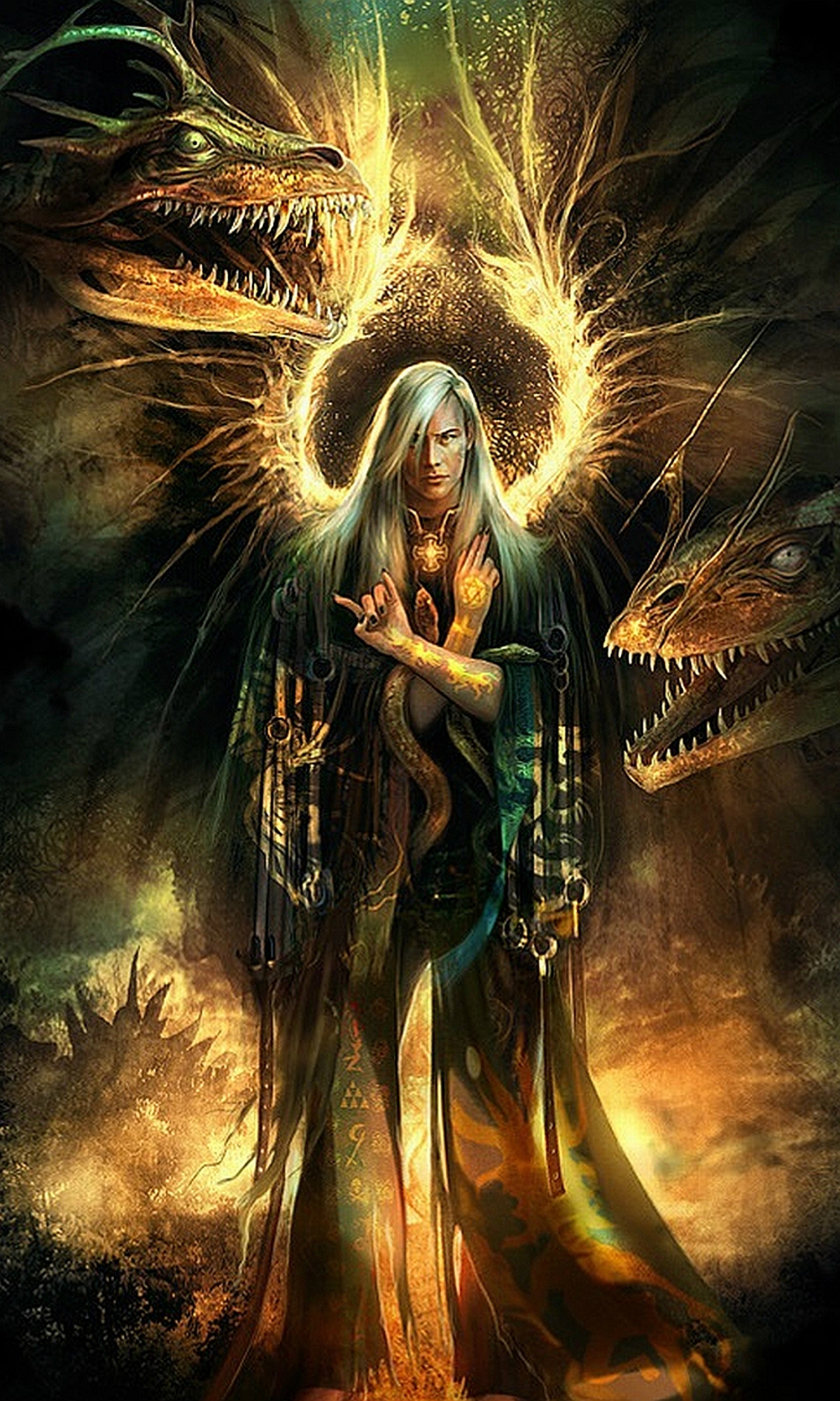 Download mobile wallpaper Fantasy, Sorcerer for free.