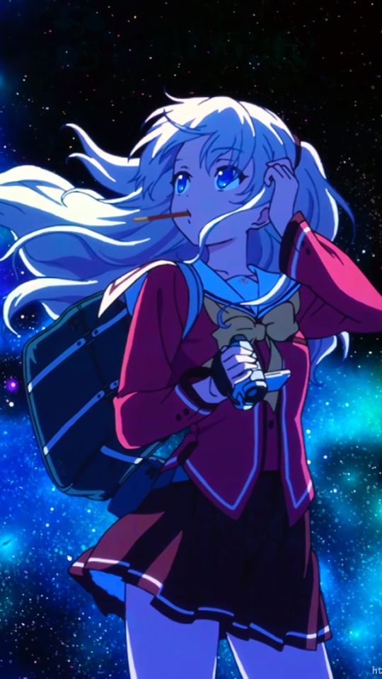 Descarga gratuita de fondo de pantalla para móvil de Charlotte, Animado, Nao Tomori.