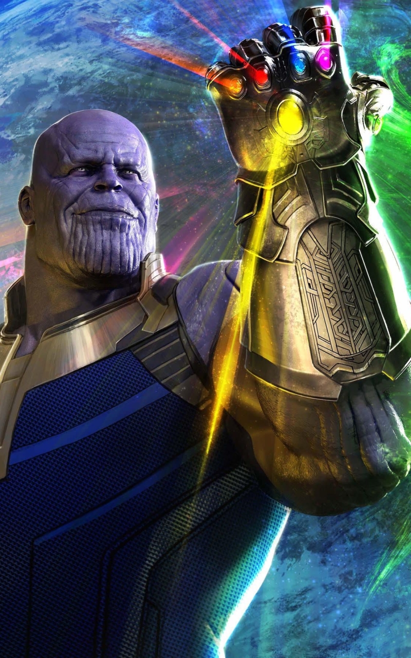 Handy-Wallpaper Filme, Die Rächer, Josh Brolin, Thanos, Unendlicher Handschuh, Avengers: Infinity War kostenlos herunterladen.
