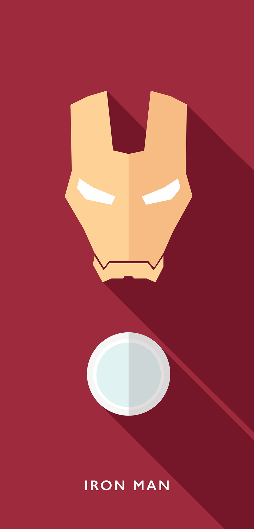 Handy-Wallpaper Iron Man, Minimalistisch, Comics kostenlos herunterladen.