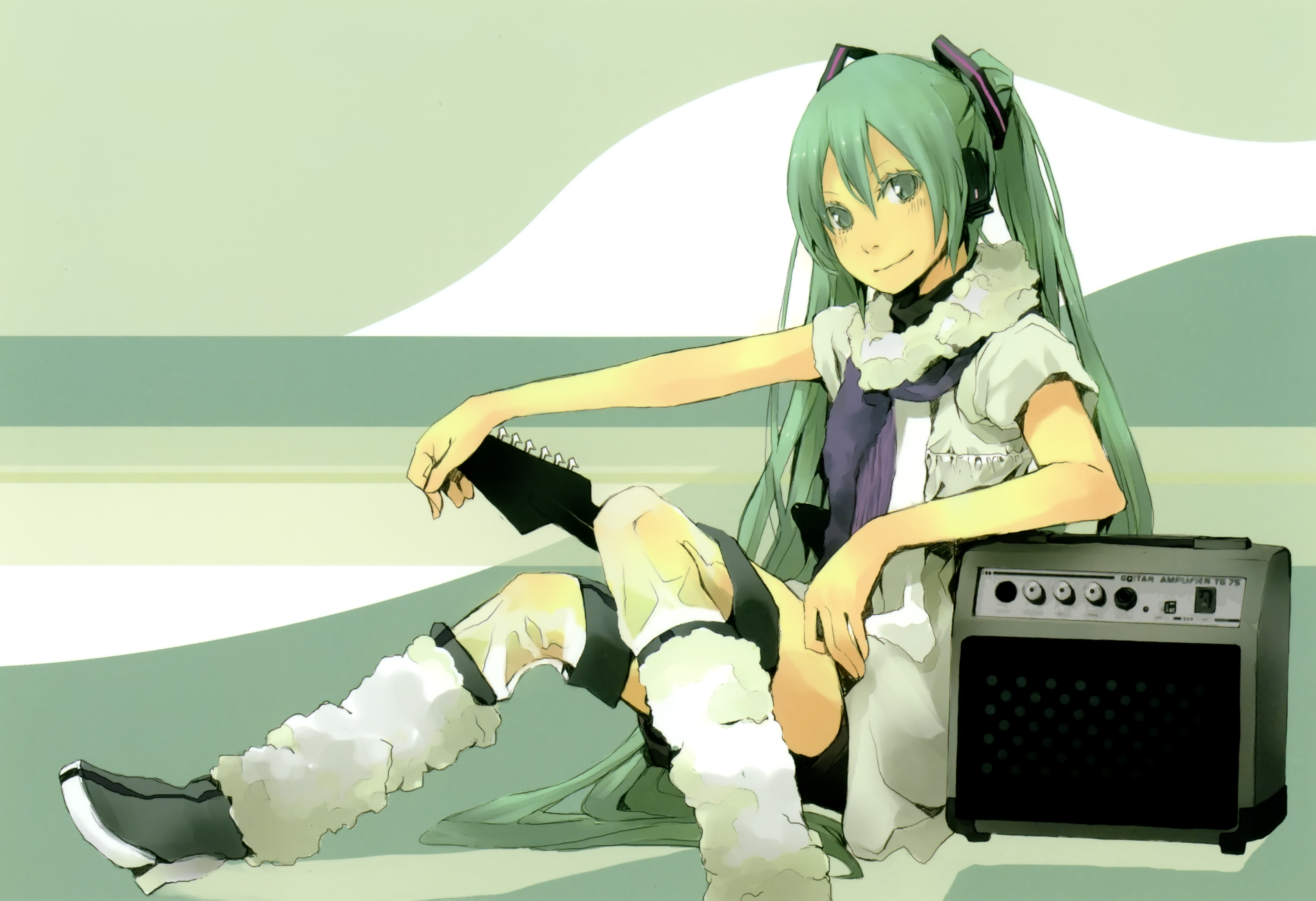 Laden Sie das Vocaloid, Hatsune Miku, Animes-Bild kostenlos auf Ihren PC-Desktop herunter