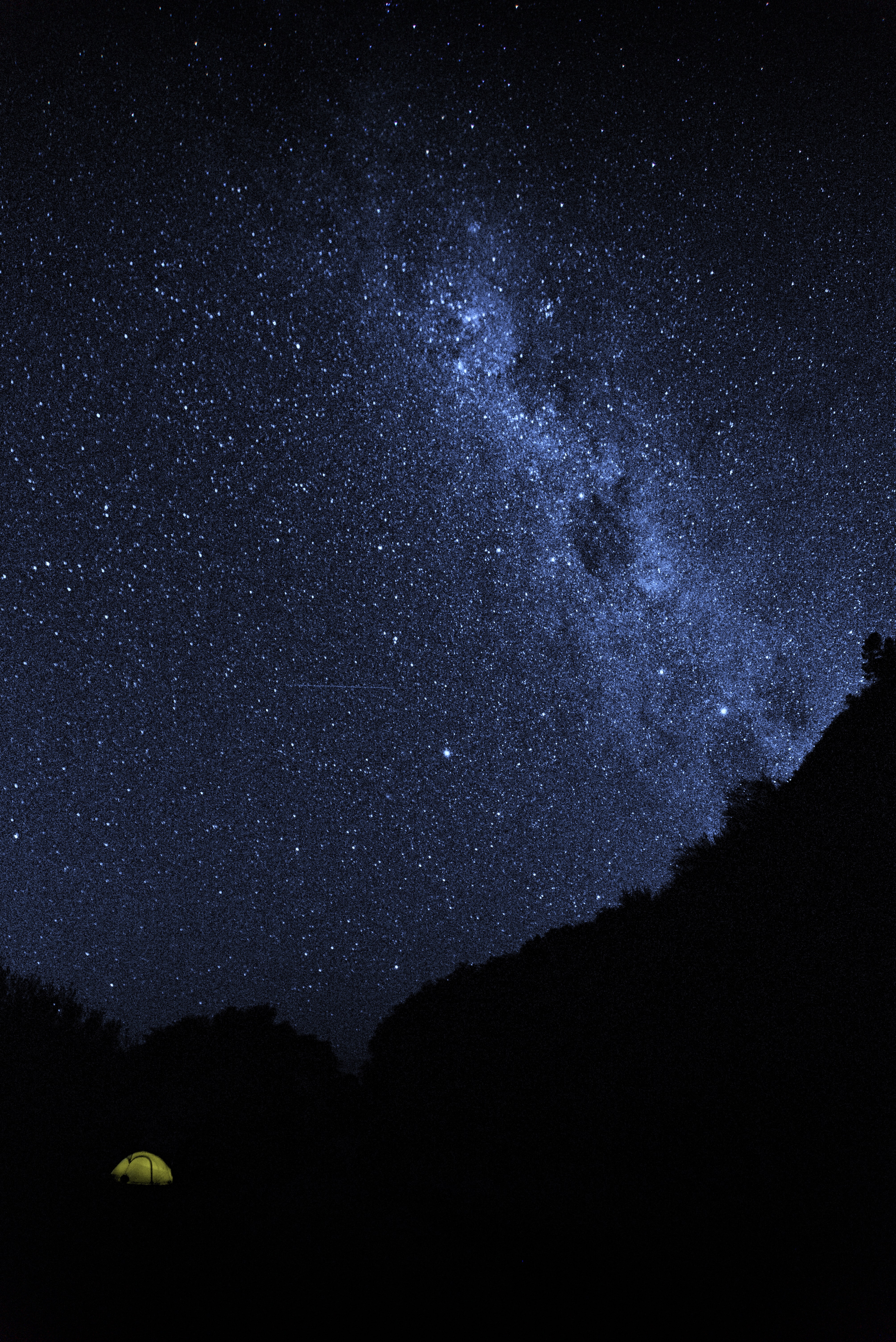 153158 Hintergrundbild herunterladen sternenhimmel, übernachtung, dunkel, dunkelheit, zelt, camping, campingplatz - Bildschirmschoner und Bilder kostenlos