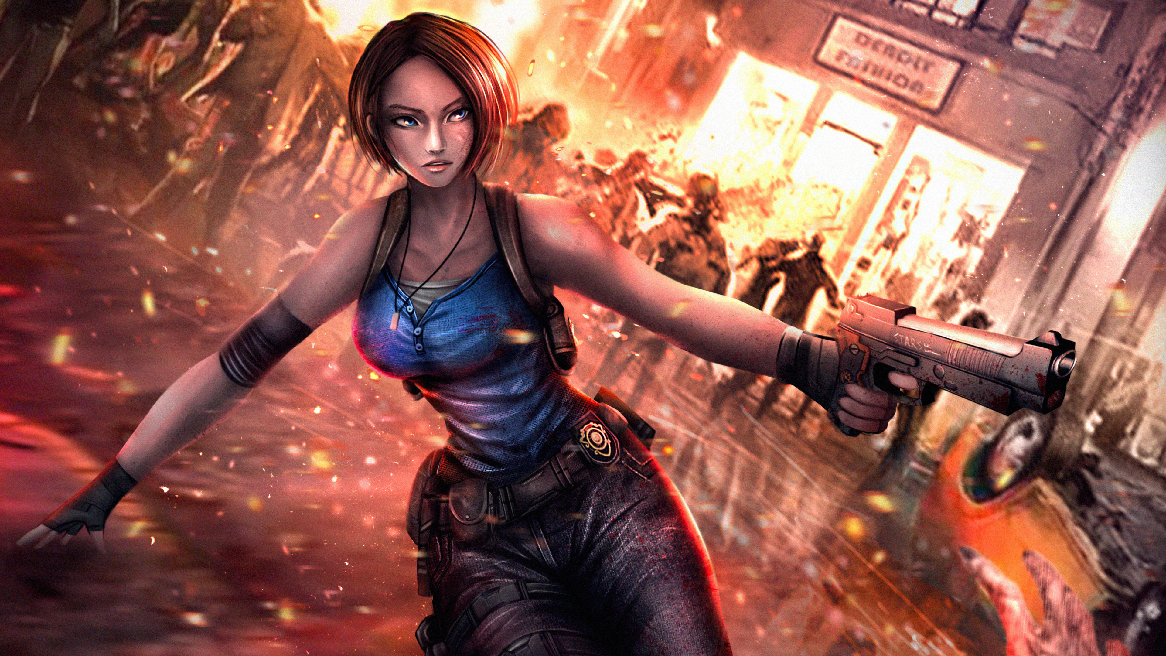 Free download wallpaper Resident Evil, Video Game, Jill Valentine, Resident Evil 3: Nemesis on your PC desktop