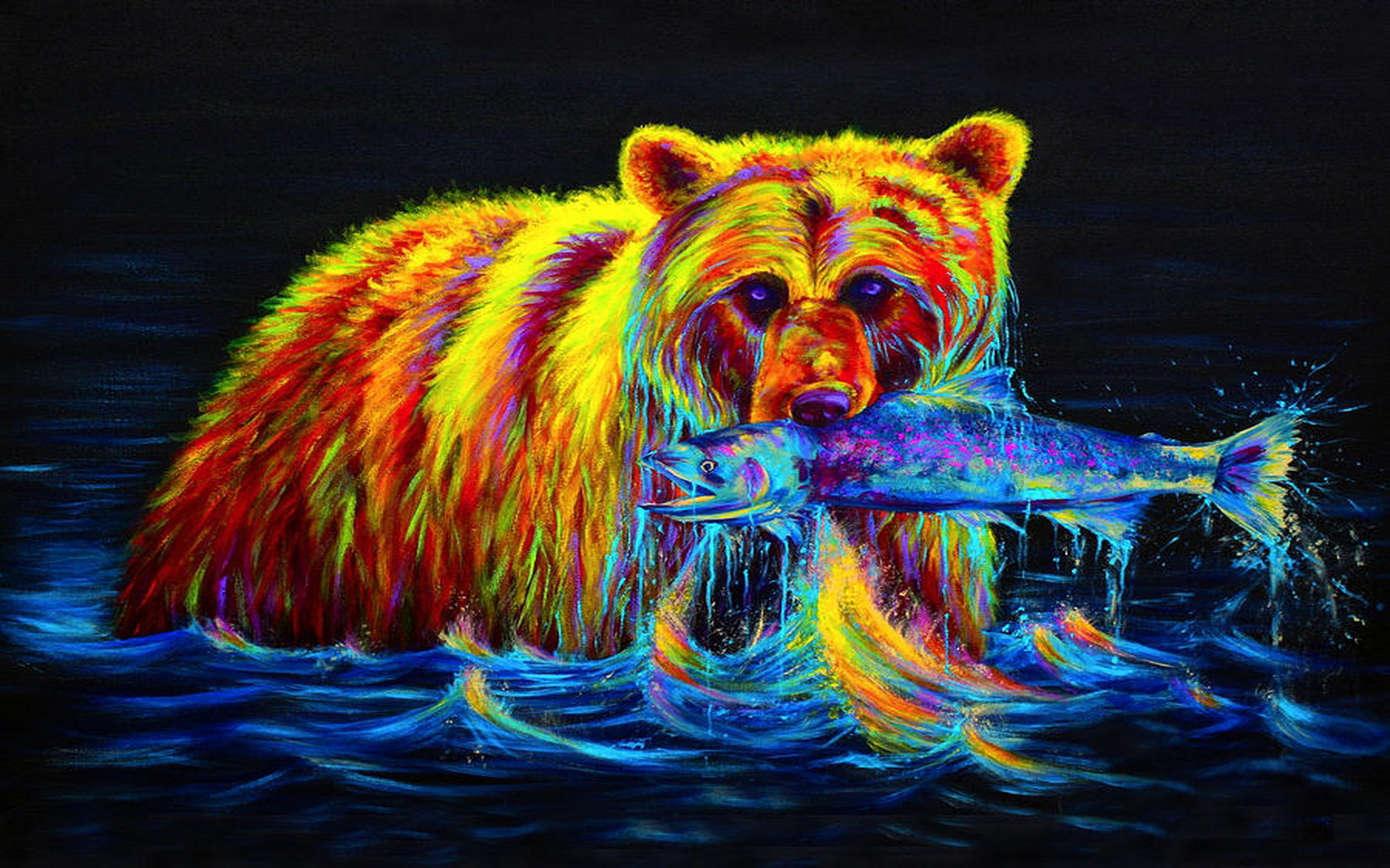Download mobile wallpaper Bear, Artistic for free.