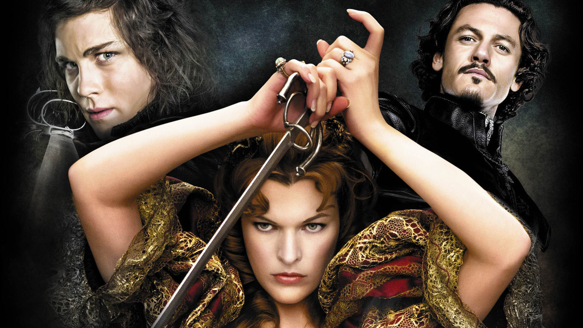 movie, the three musketeers (2011), logan lerman, luke evans, milla jovovich