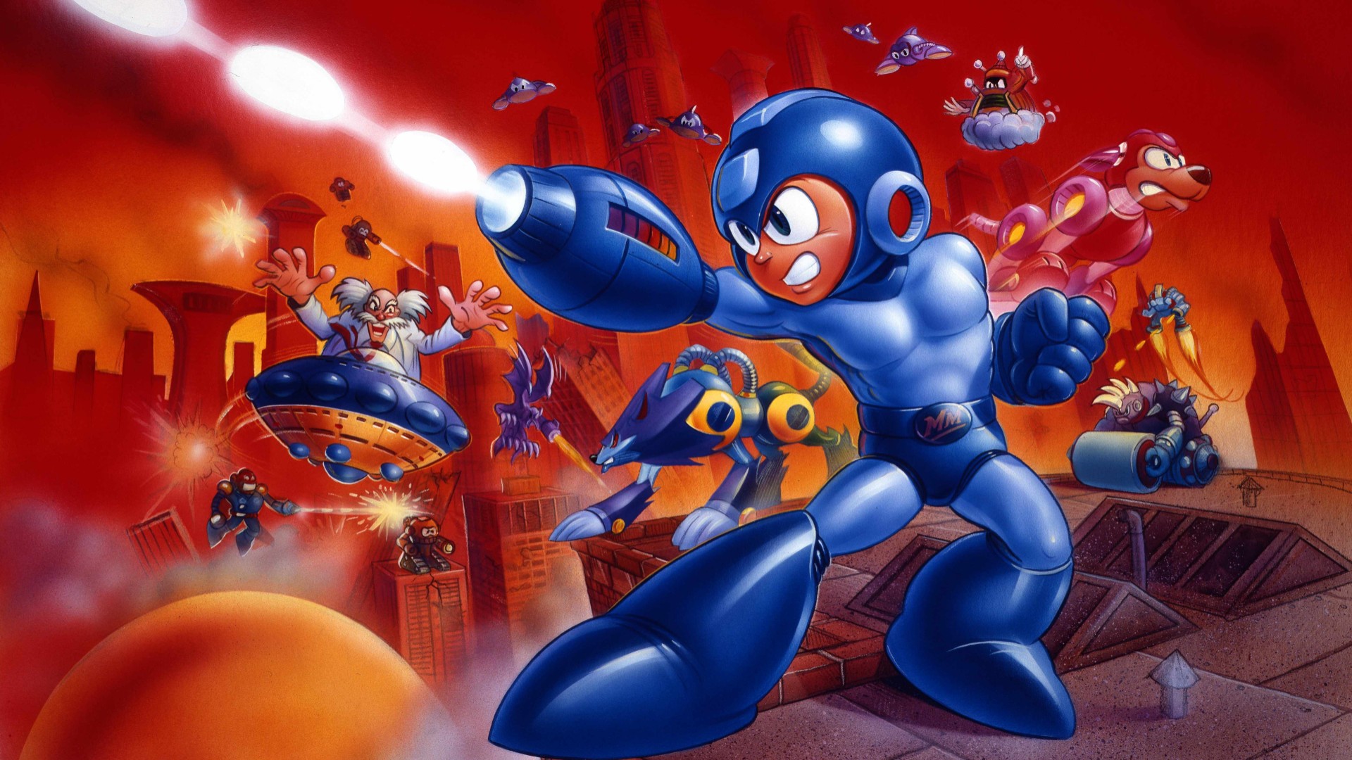 Популярні заставки і фони Rush (Mega Man) на комп'ютер