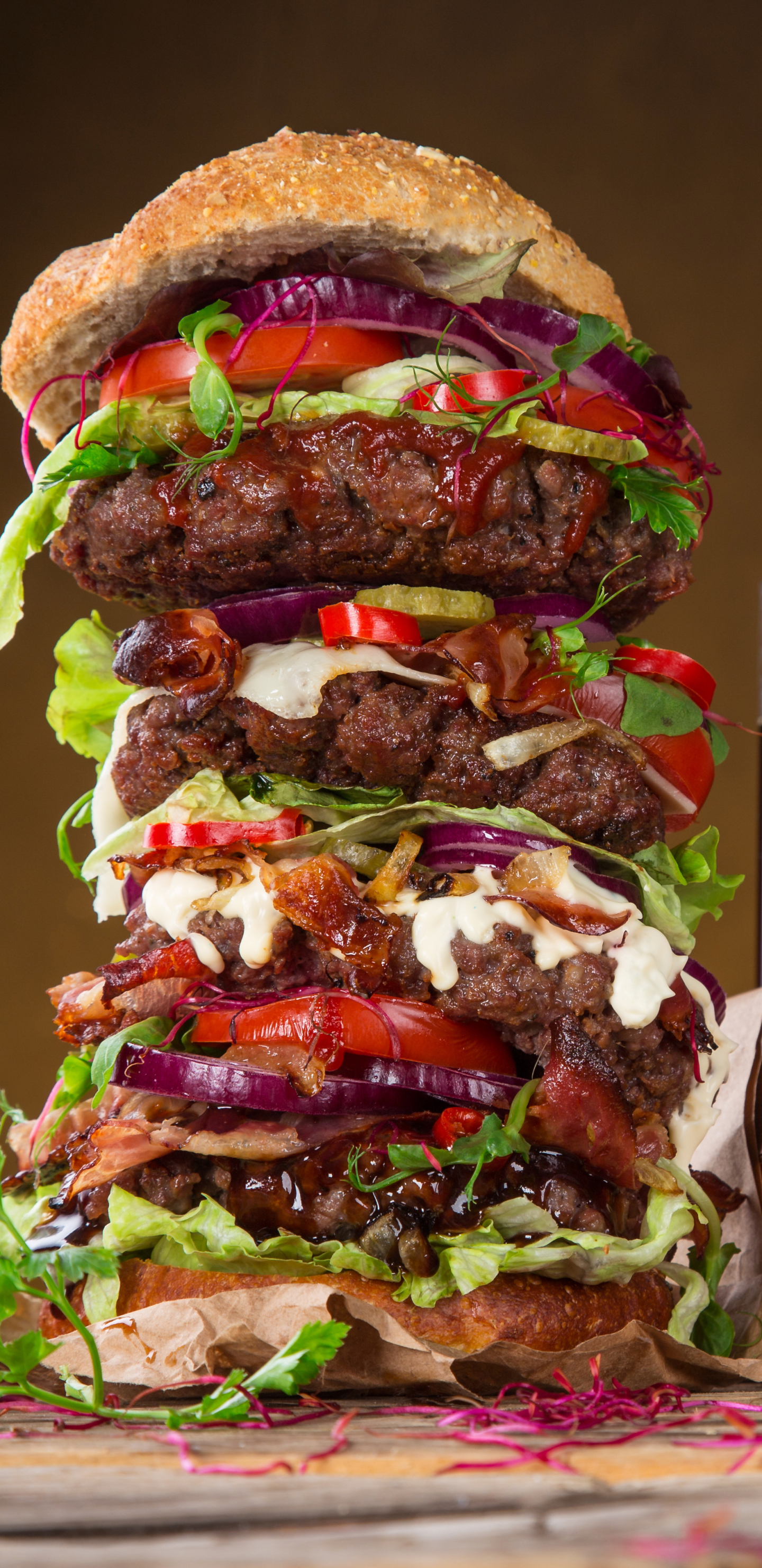 Download mobile wallpaper Food, Meat, Burger for free.