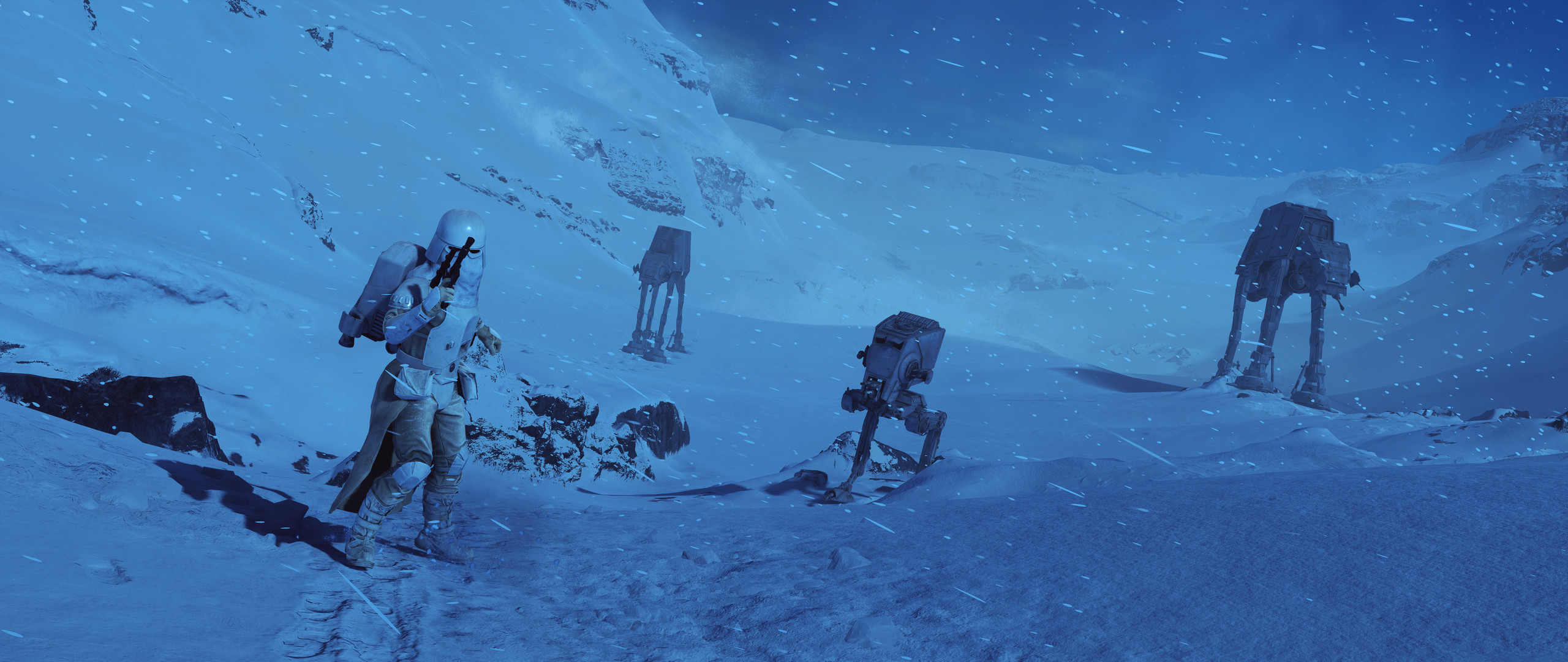 388948 descargar fondo de pantalla videojuego, frente de batalla de star wars (2015), andador at at, soldado de las nieves, la guerra de las galaxias: protectores de pantalla e imágenes gratis
