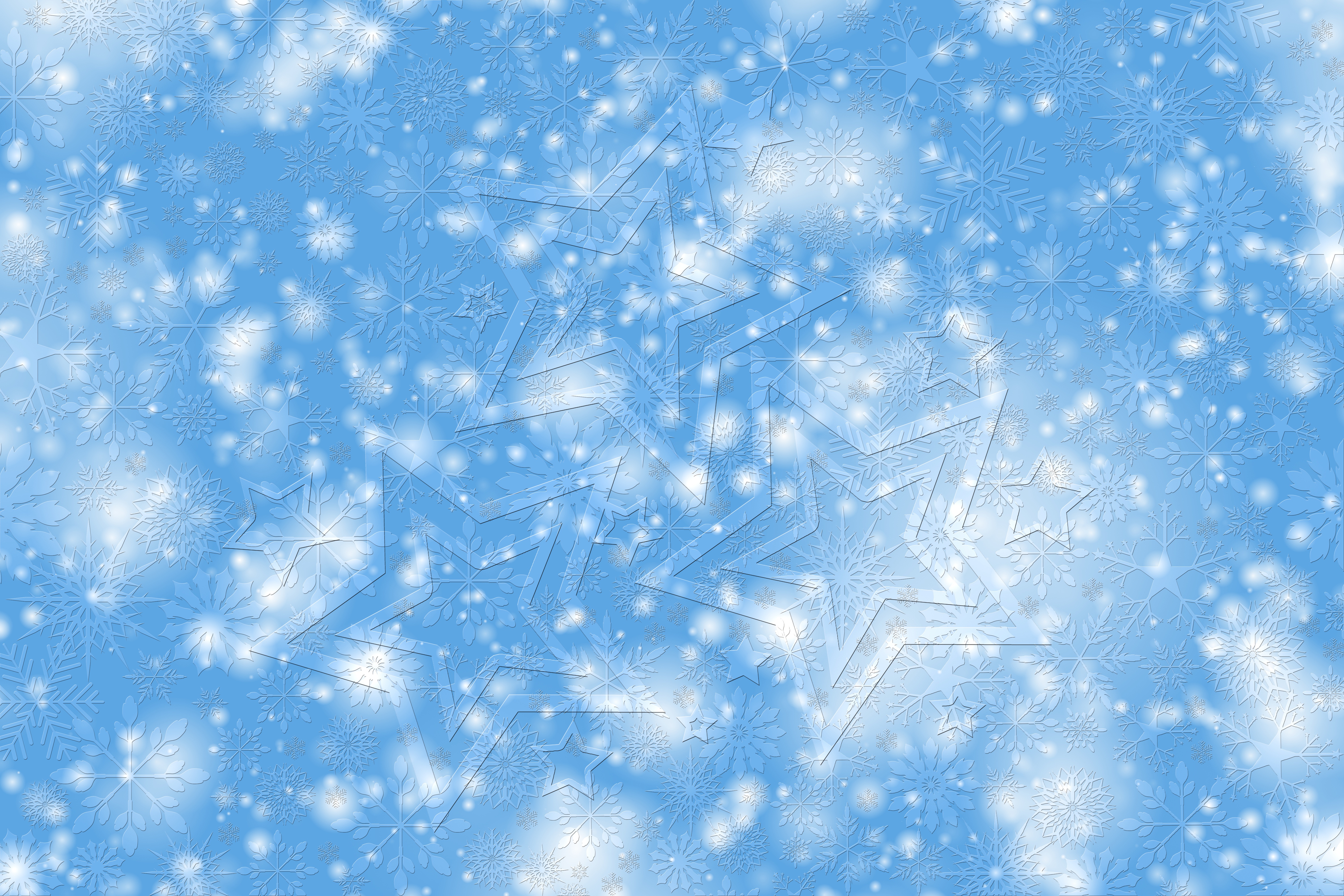 Download mobile wallpaper Pattern, Texture, Artistic, Snowflake, Star, Snowfall for free.