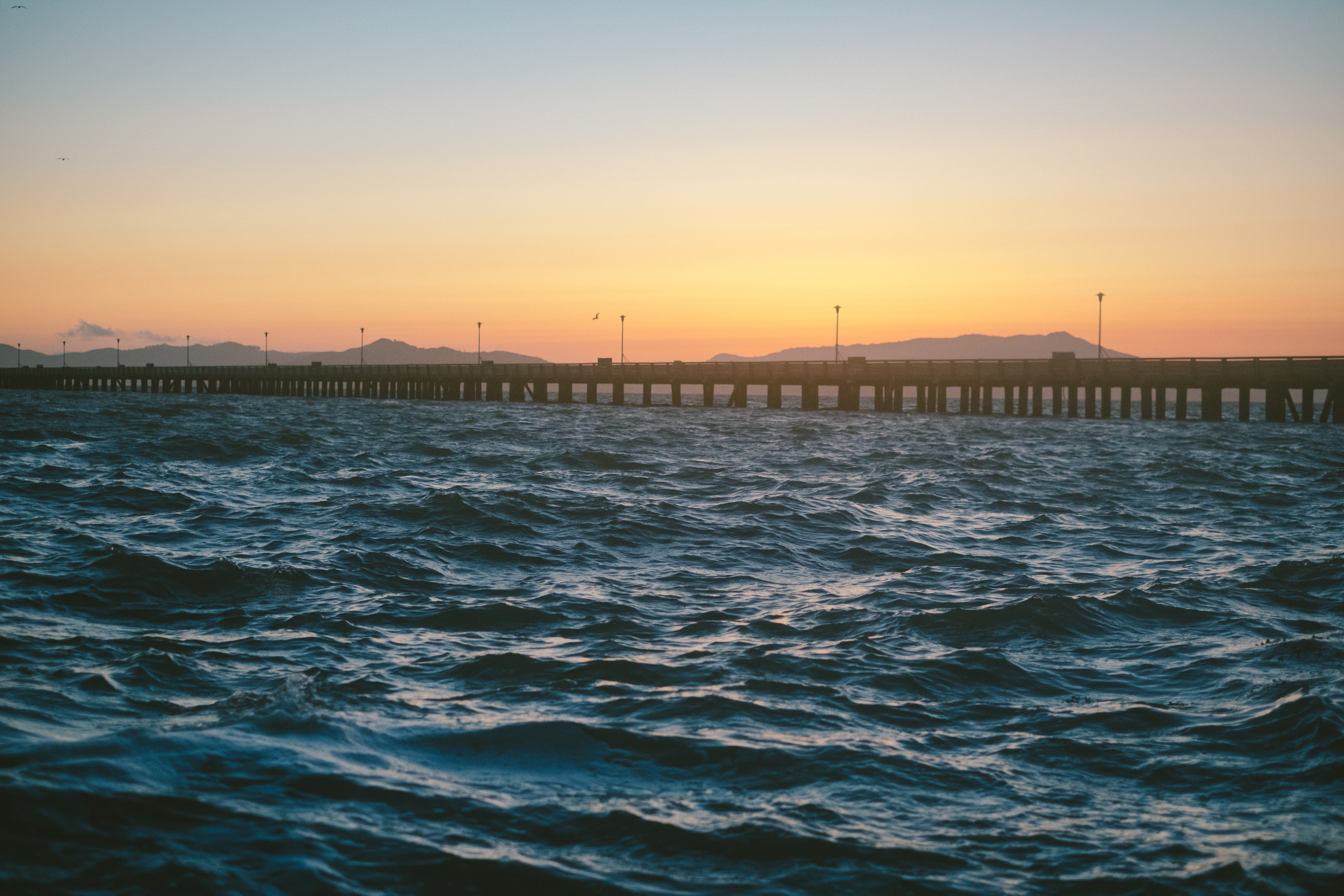 waves, nature, sea, pier wallpapers for tablet
