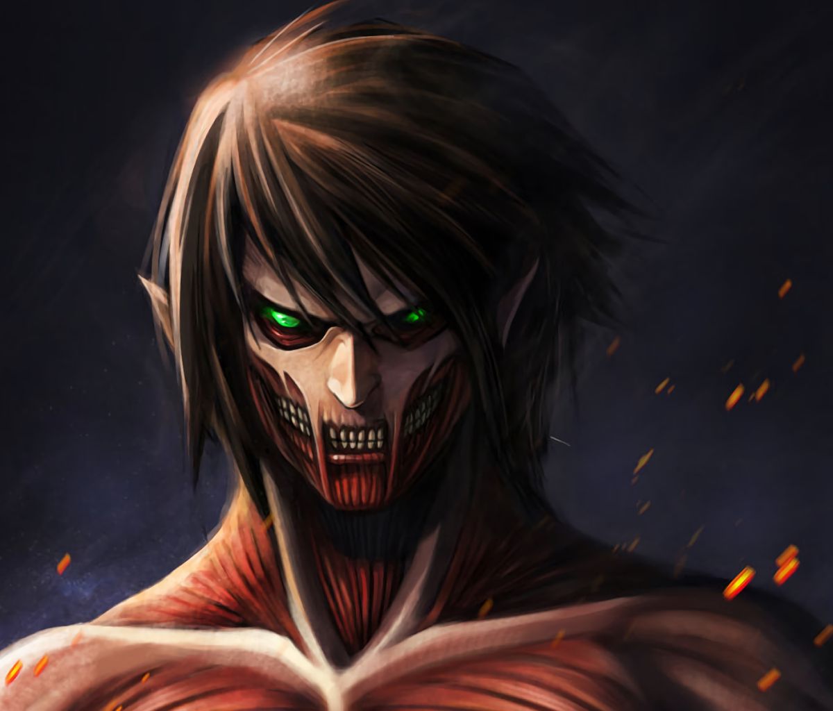 Download mobile wallpaper Anime, Eren Yeager, Shingeki No Kyojin, Attack On Titan for free.