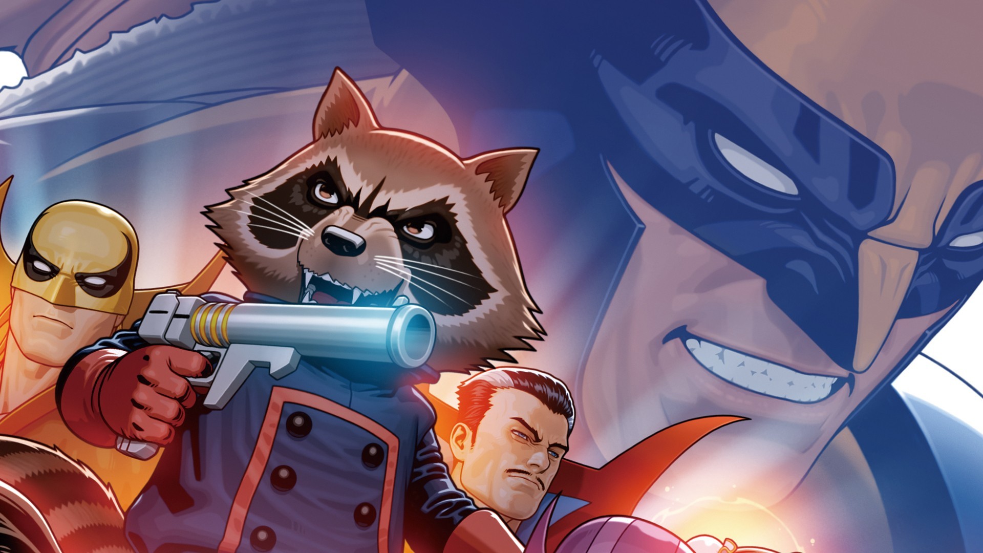 video game, ultimate marvel vs capcom 3, doctor strange, iron fist (marvel comics), rocket raccoon, wolverine