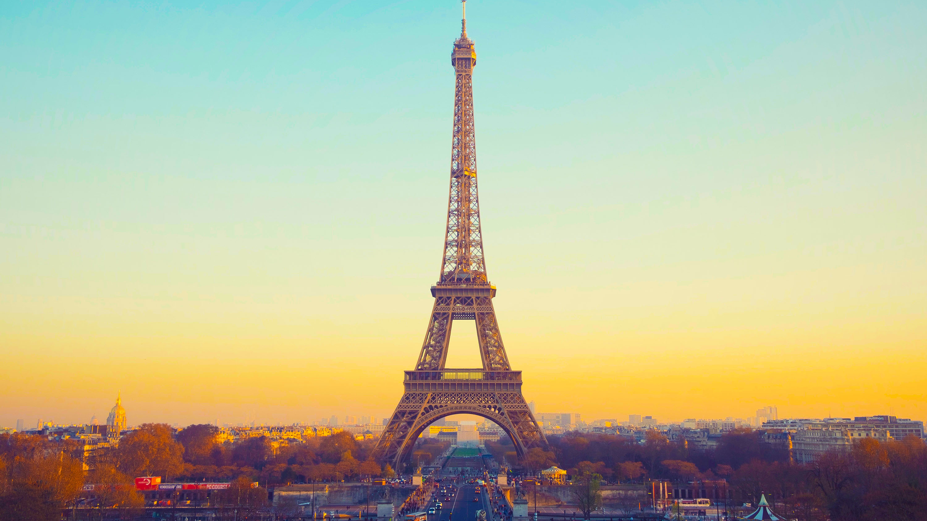 Скачать обои бесплатно Париж, Эйфелева Башня, Памятники, Сделано Человеком картинка на рабочий стол ПК
