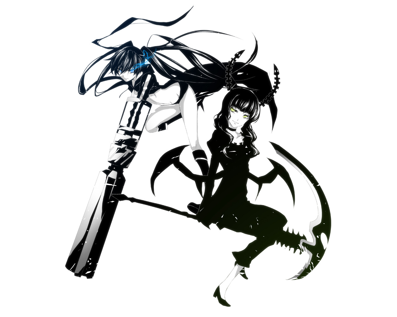 Free download wallpaper Anime, Black Rock Shooter, Dead Master (Black Rock Shooter) on your PC desktop