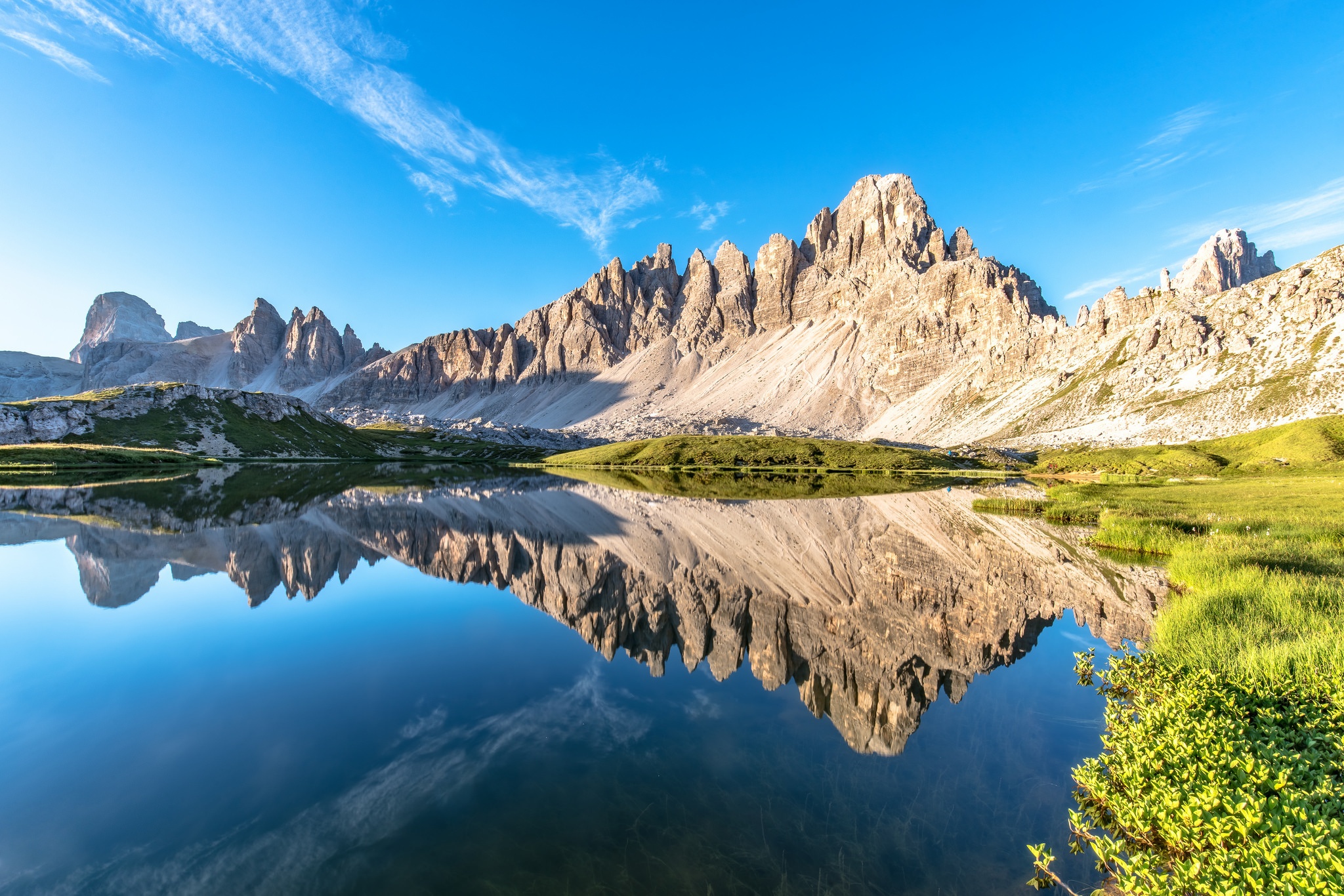 Free download wallpaper Nature, Mountain, Lake, Reflection, Earth on your PC desktop