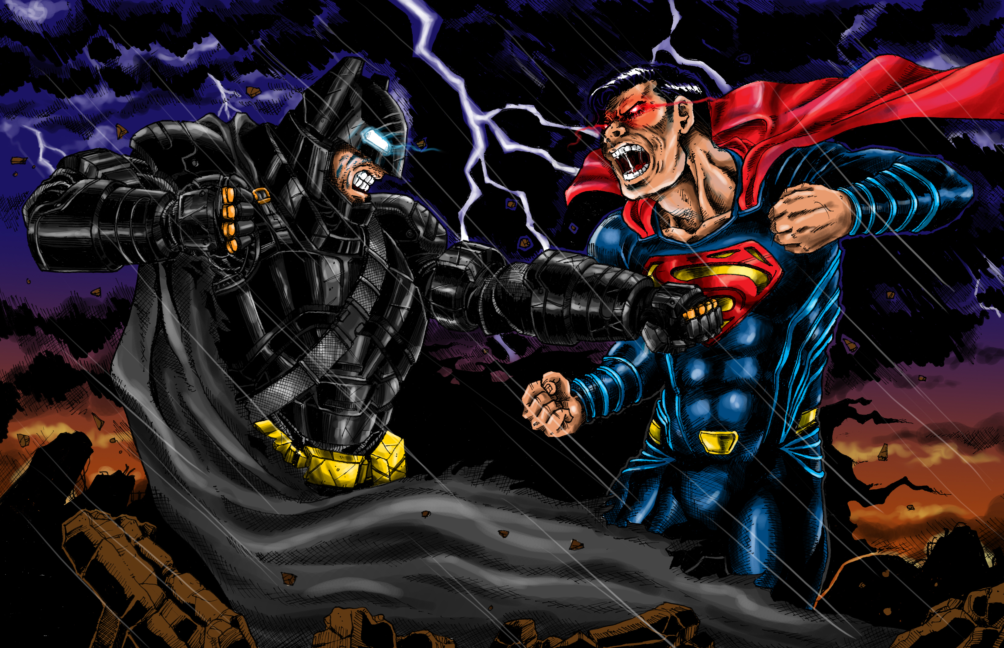 Descarga gratuita de fondo de pantalla para móvil de Superhombre, Historietas, Dc Comics, Hombre Murciélago.