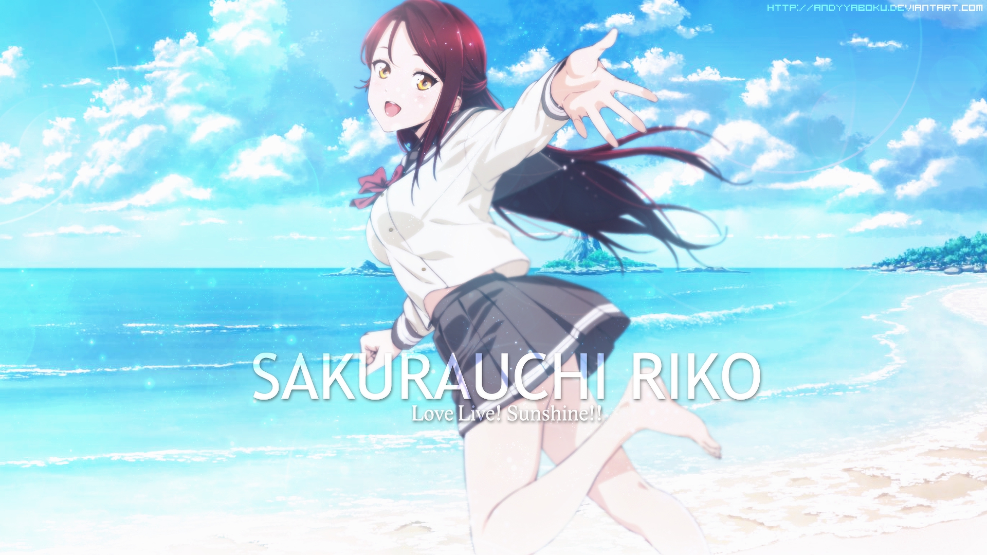 Free download wallpaper Anime, Love Live!, Love Live! Sunshine!!, Riko Sakurauchi on your PC desktop