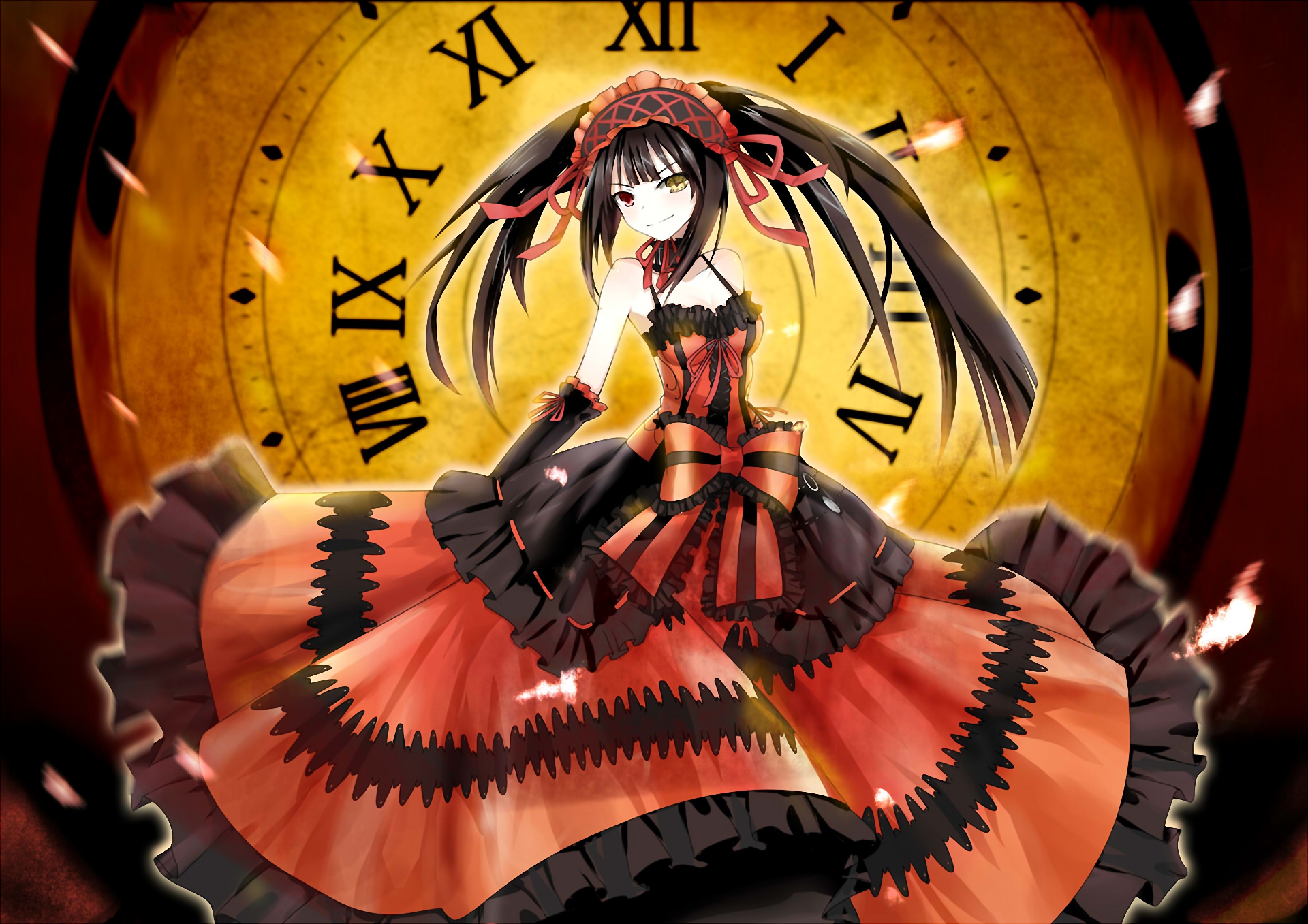 Laden Sie das Animes, Datum A Live, Kurumi Tokisaki-Bild kostenlos auf Ihren PC-Desktop herunter