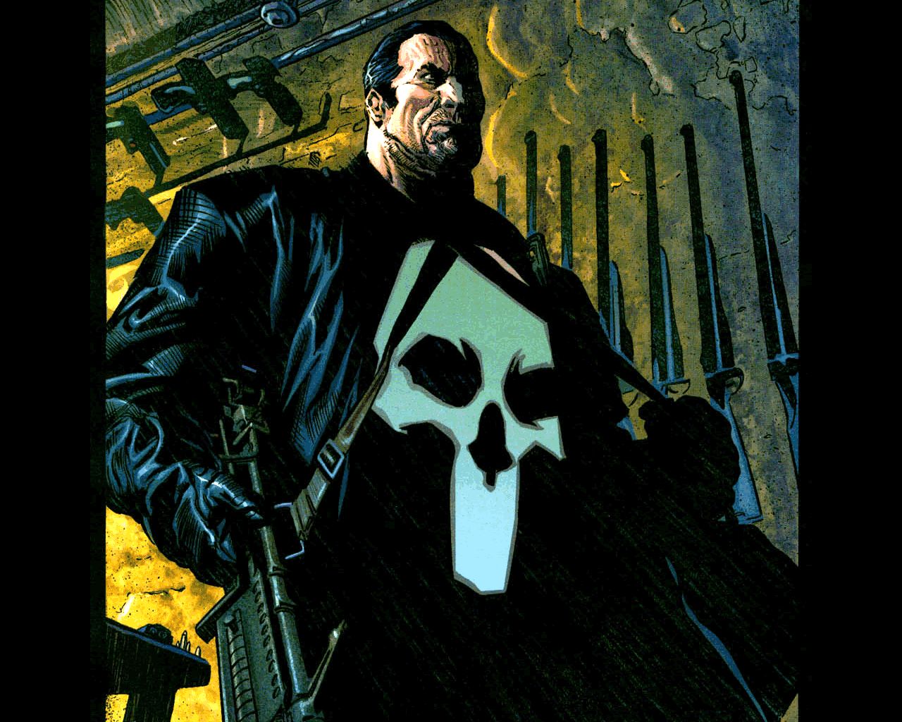 Handy-Wallpaper Comics, Marvel's The Punisher kostenlos herunterladen.