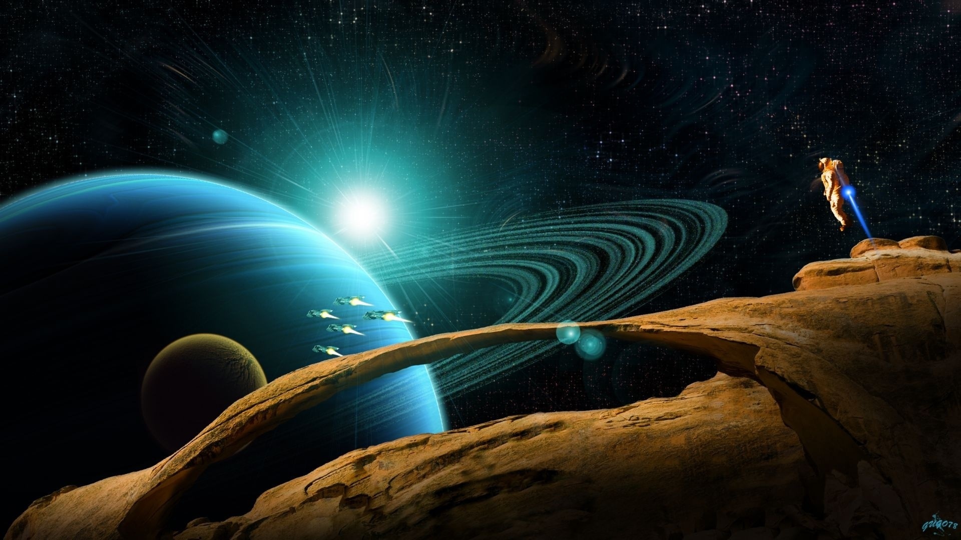 Free download wallpaper Sci Fi, Planetary Ring on your PC desktop