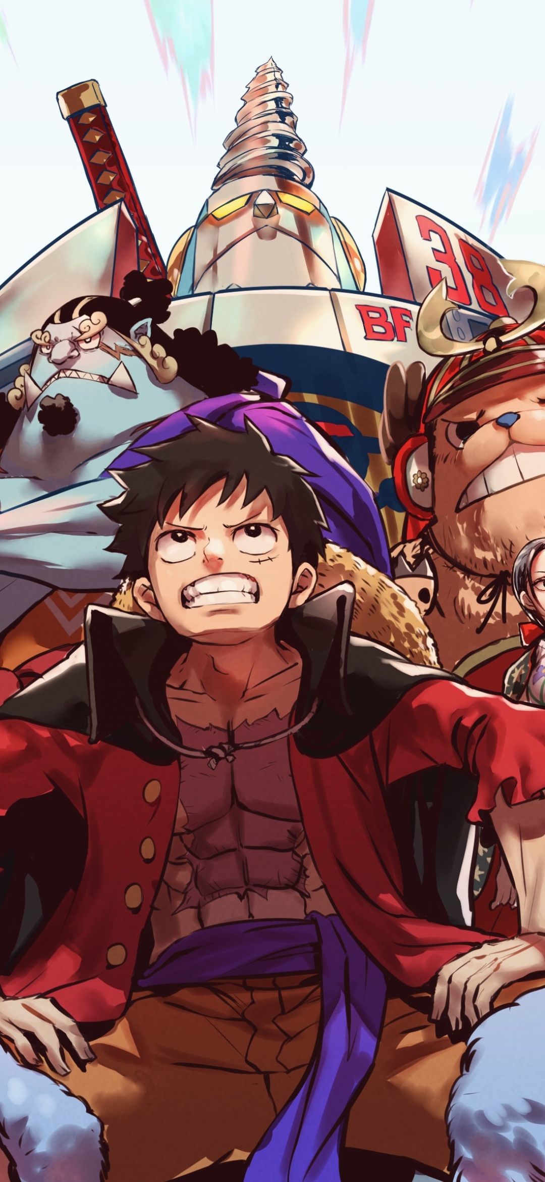 Handy-Wallpaper Animes, One Piece kostenlos herunterladen.