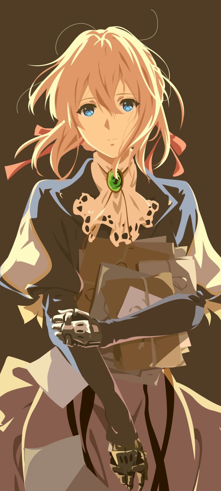 Baixar papel de parede para celular de Anime, Loiro, Olhos Azuis, Cabelo Loiro, Violet Evergarden (Personagem), Violet Evergarden gratuito.