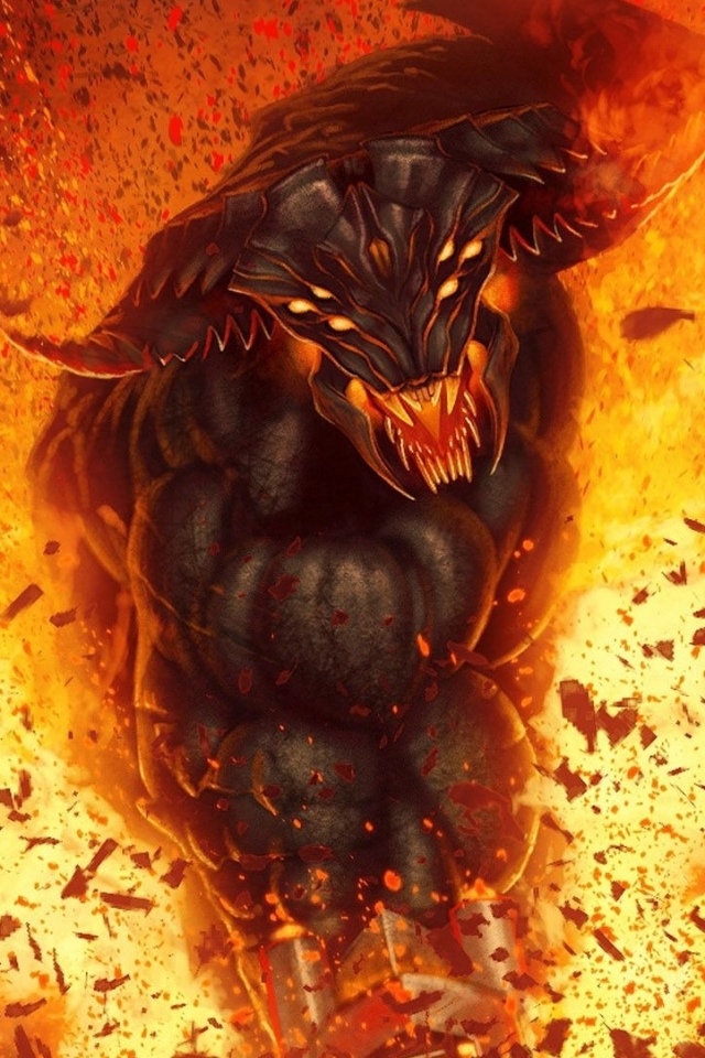 Download mobile wallpaper Demon, Dark for free.