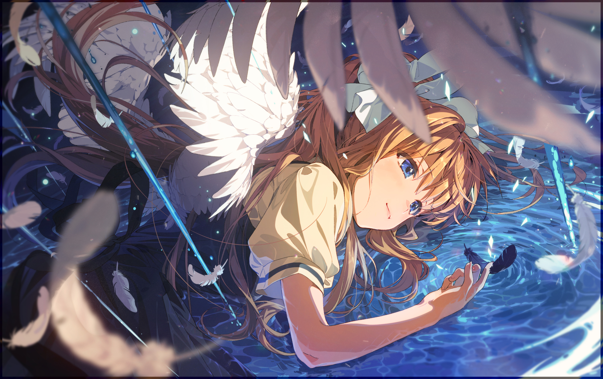 Laden Sie das Engel, Luft, Animes, Misuzu Kamio-Bild kostenlos auf Ihren PC-Desktop herunter
