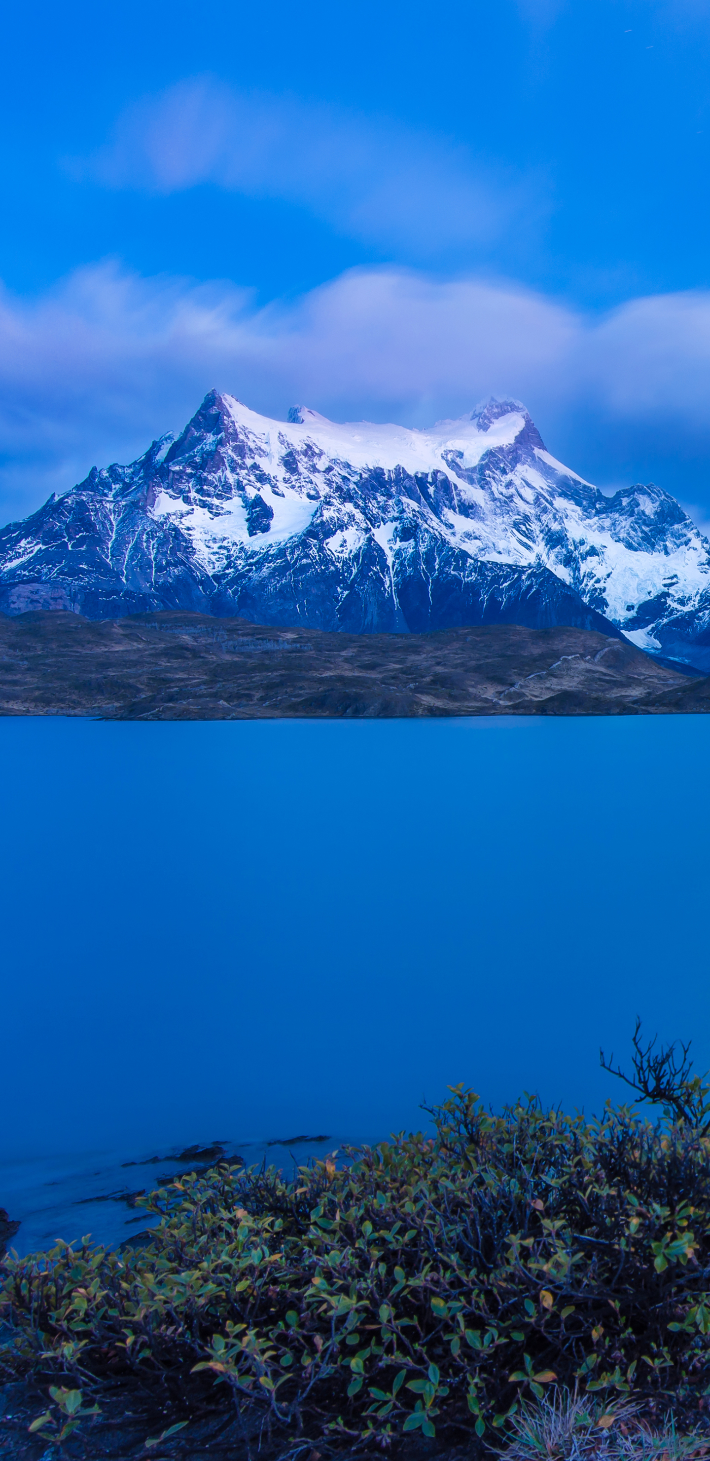 Laden Sie das See, Chile, Nacht, Berge, Erde/natur, Nationalpark Torres Del Paine-Bild kostenlos auf Ihren PC-Desktop herunter