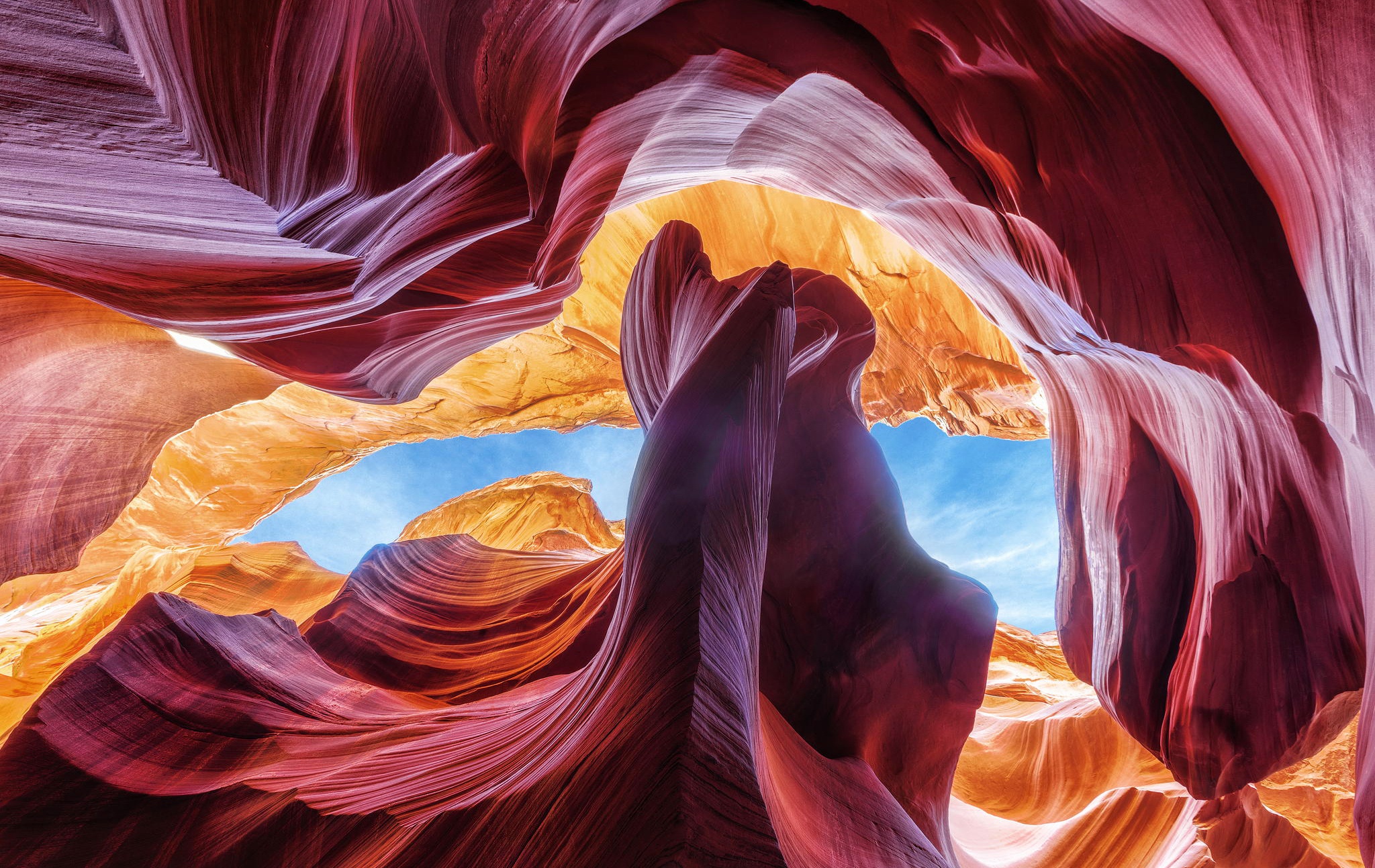 Download mobile wallpaper Nature, Canyon, Earth, Antelope Canyon for free.