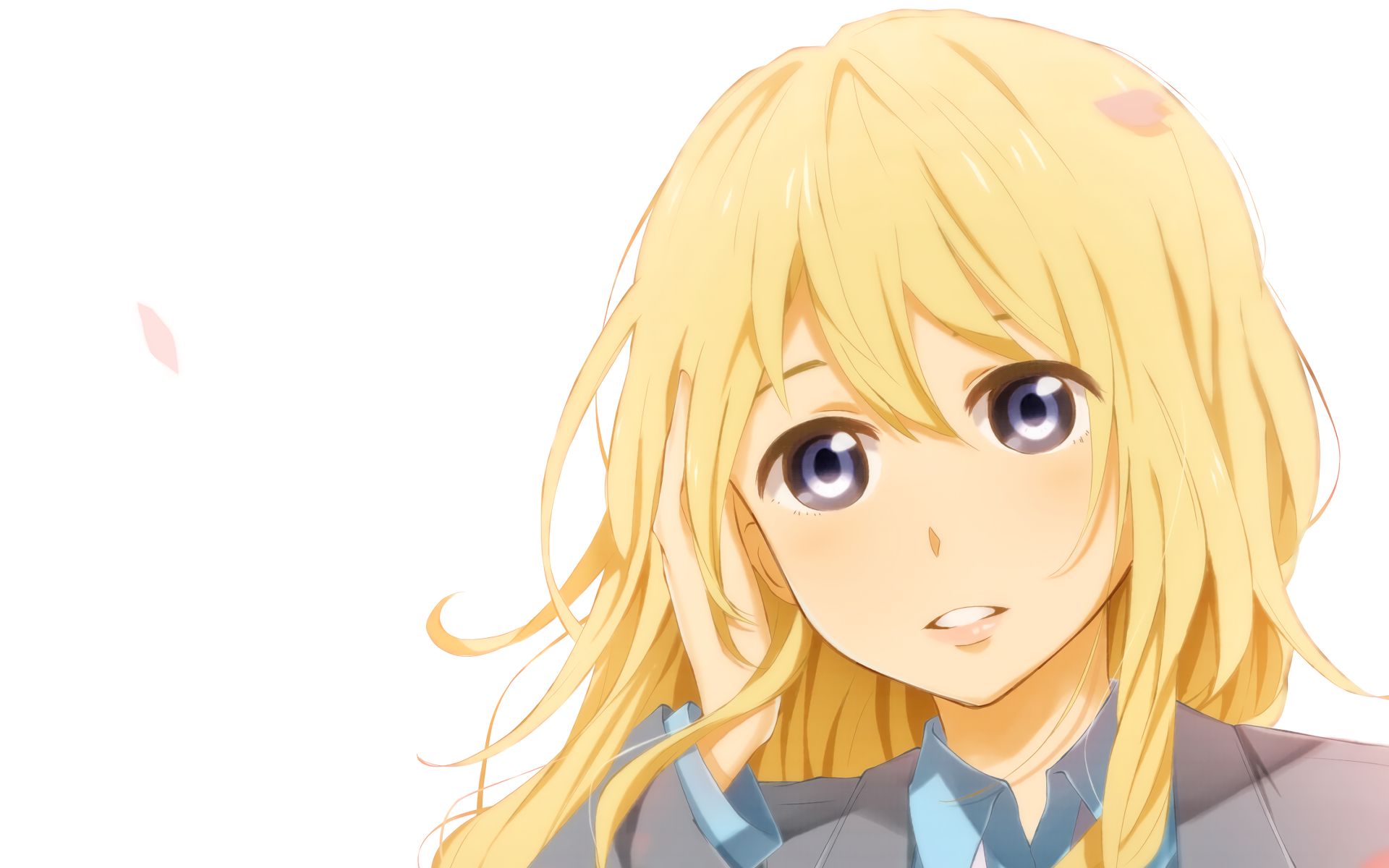 Handy-Wallpaper Animes, Kaori Miyazono, Shigatsu Wa Kimi No Uso Sekunden In Moll kostenlos herunterladen.