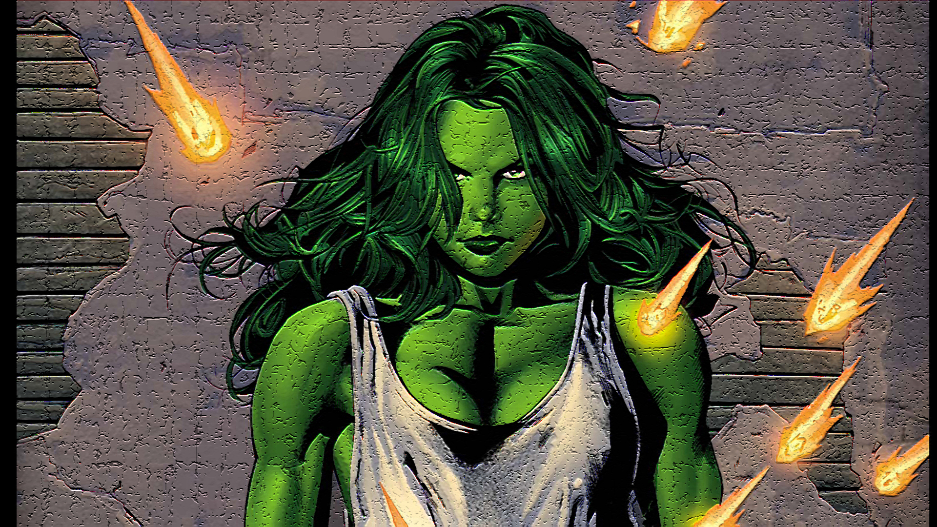 Téléchargez des papiers peints mobile Bande Dessinées, Miss Hulk gratuitement.