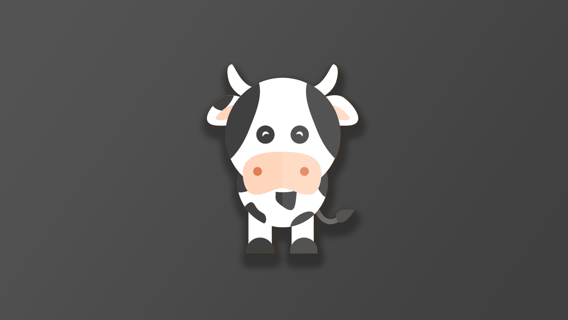 Download mobile wallpaper Minimalism, Artistic, Horns, Cow, Minimalist for free.