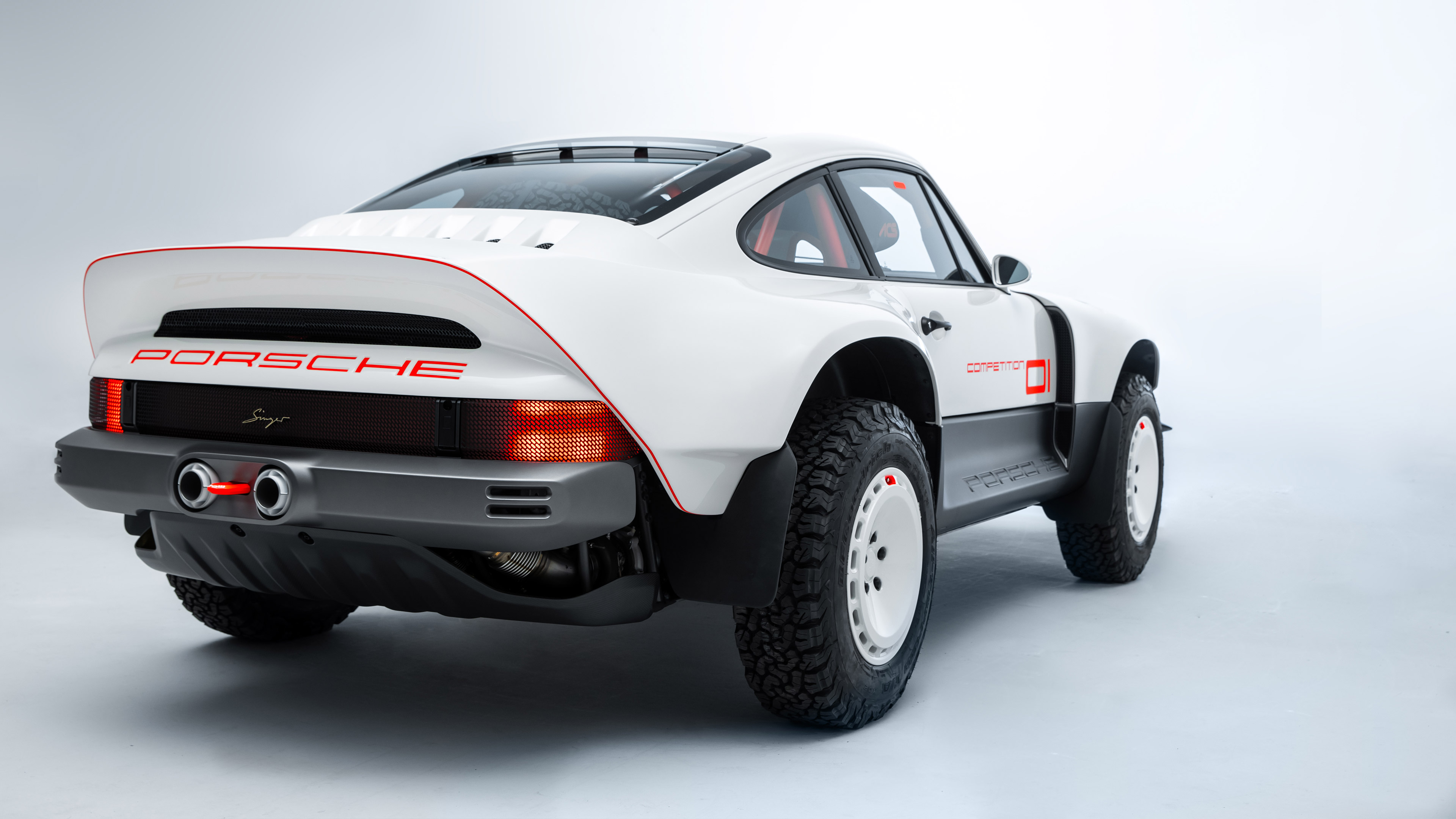 Download mobile wallpaper Porsche, Tuning, Vehicles, Terrain Vehicle, Singer All Terrain Competition Study for free.