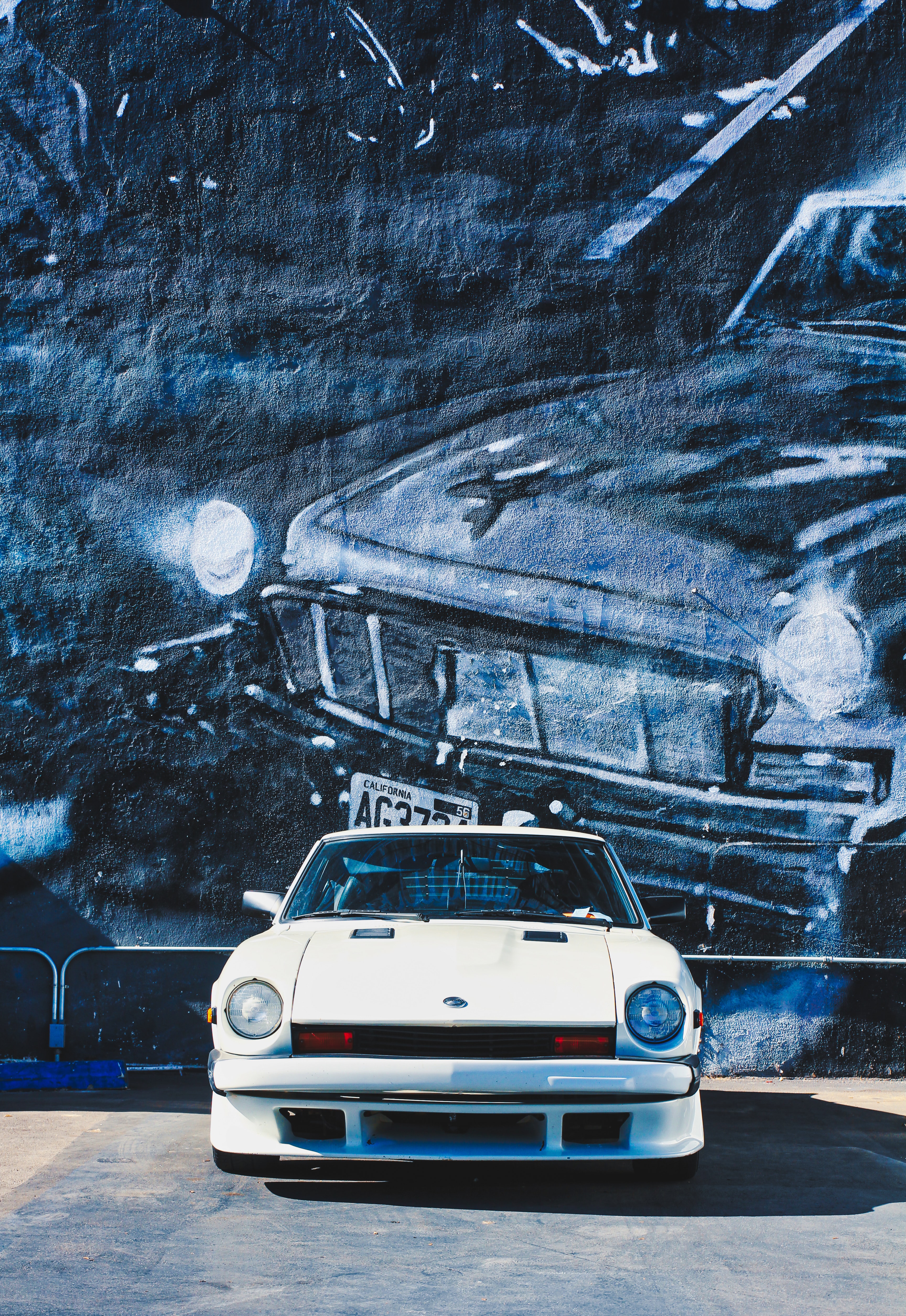 Handy-Wallpaper Cars, Wand, Auto, Wagen, Graffiti, Tuning kostenlos herunterladen.