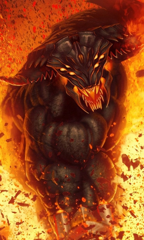 Download mobile wallpaper Dark, Demon for free.