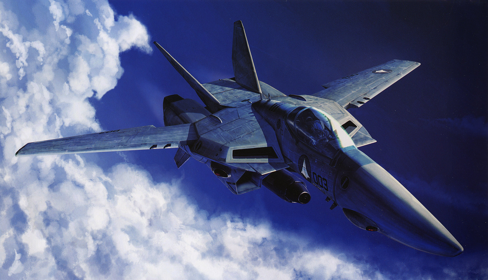 Download mobile wallpaper Macross, Airplane, Anime for free.