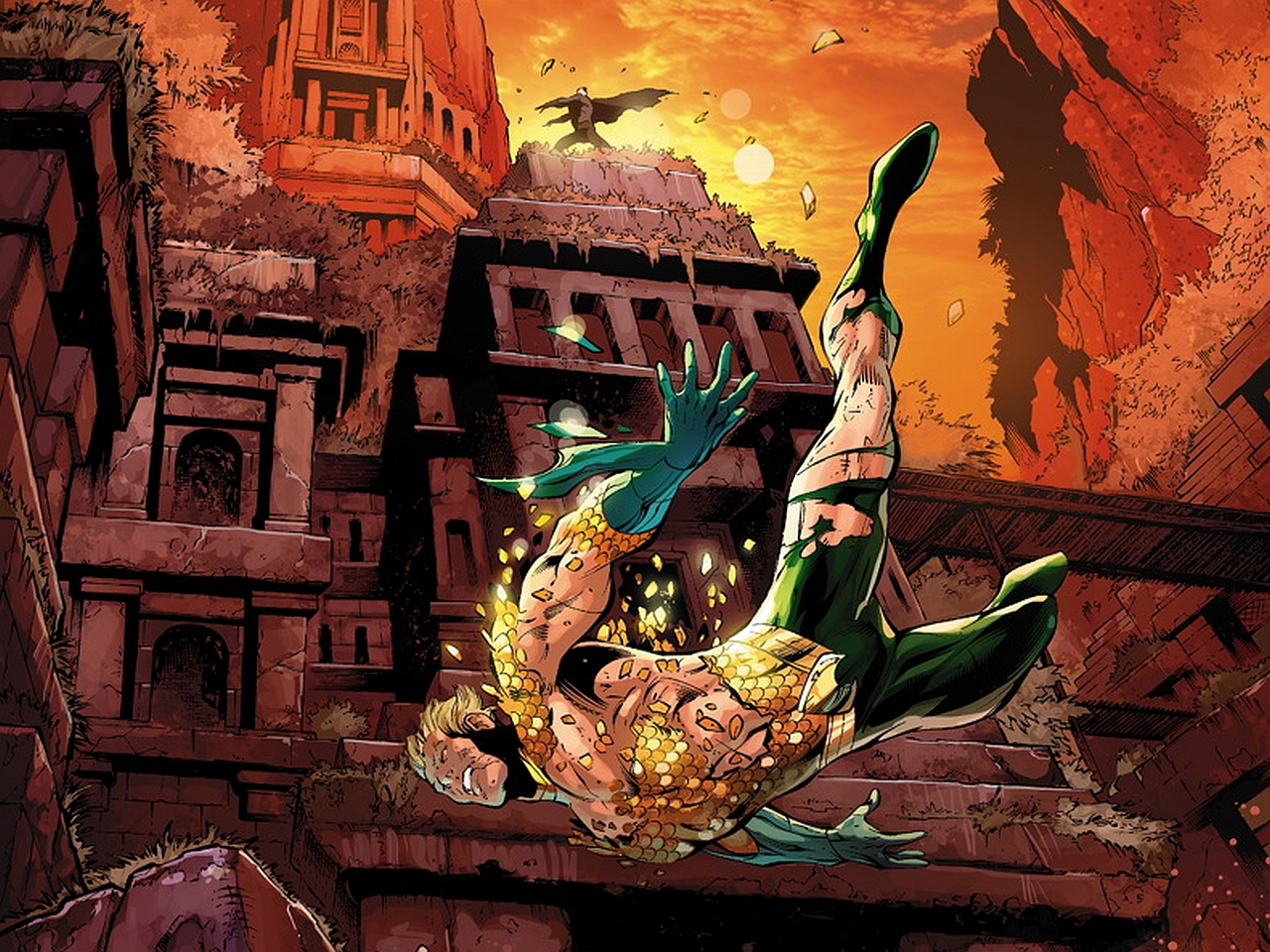 Baixar papel de parede para celular de História Em Quadrinhos, Aquaman gratuito.